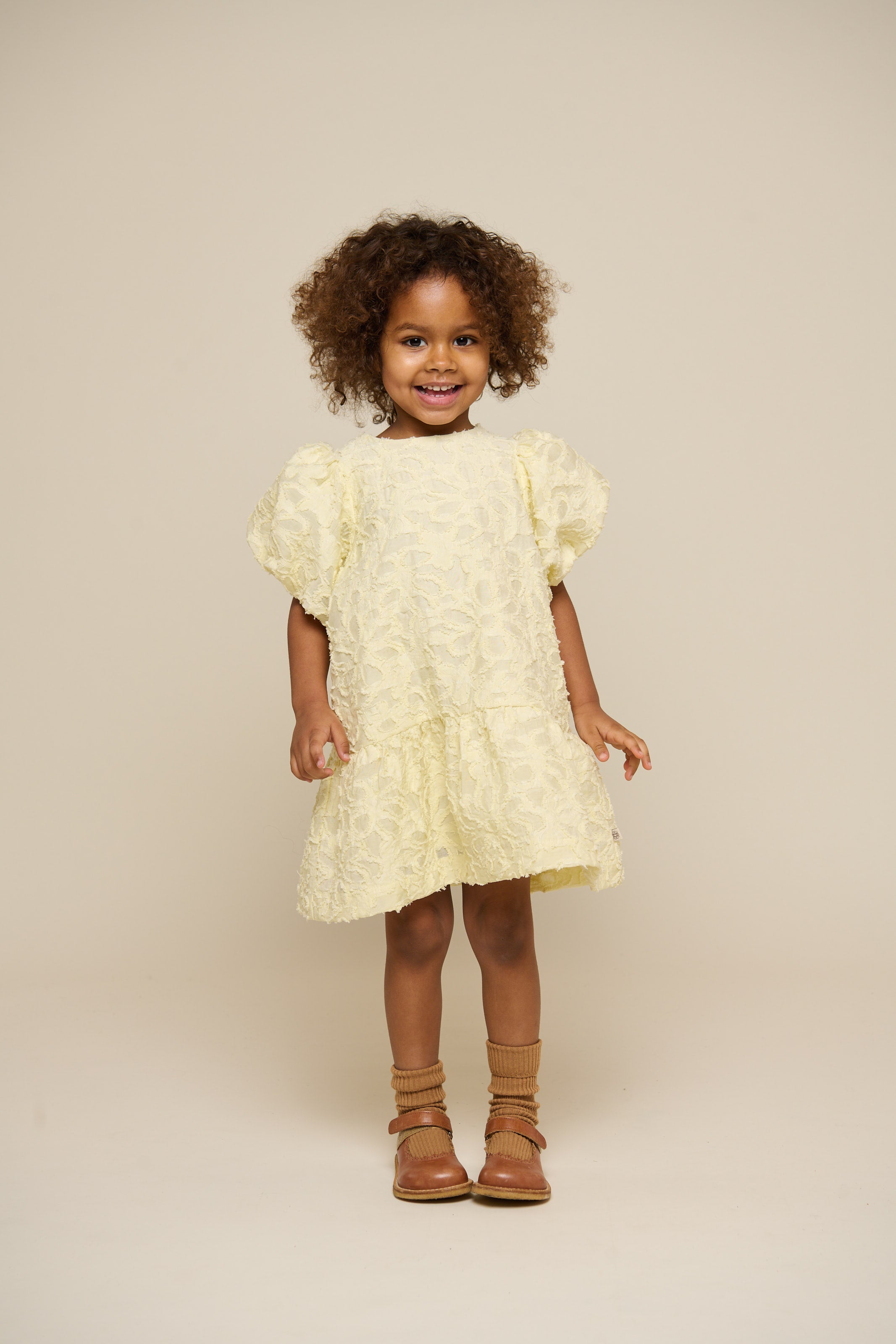 Jacquard-Kleid aus Baumwollmischung - Kids - Sunlight | 100992 Giselle