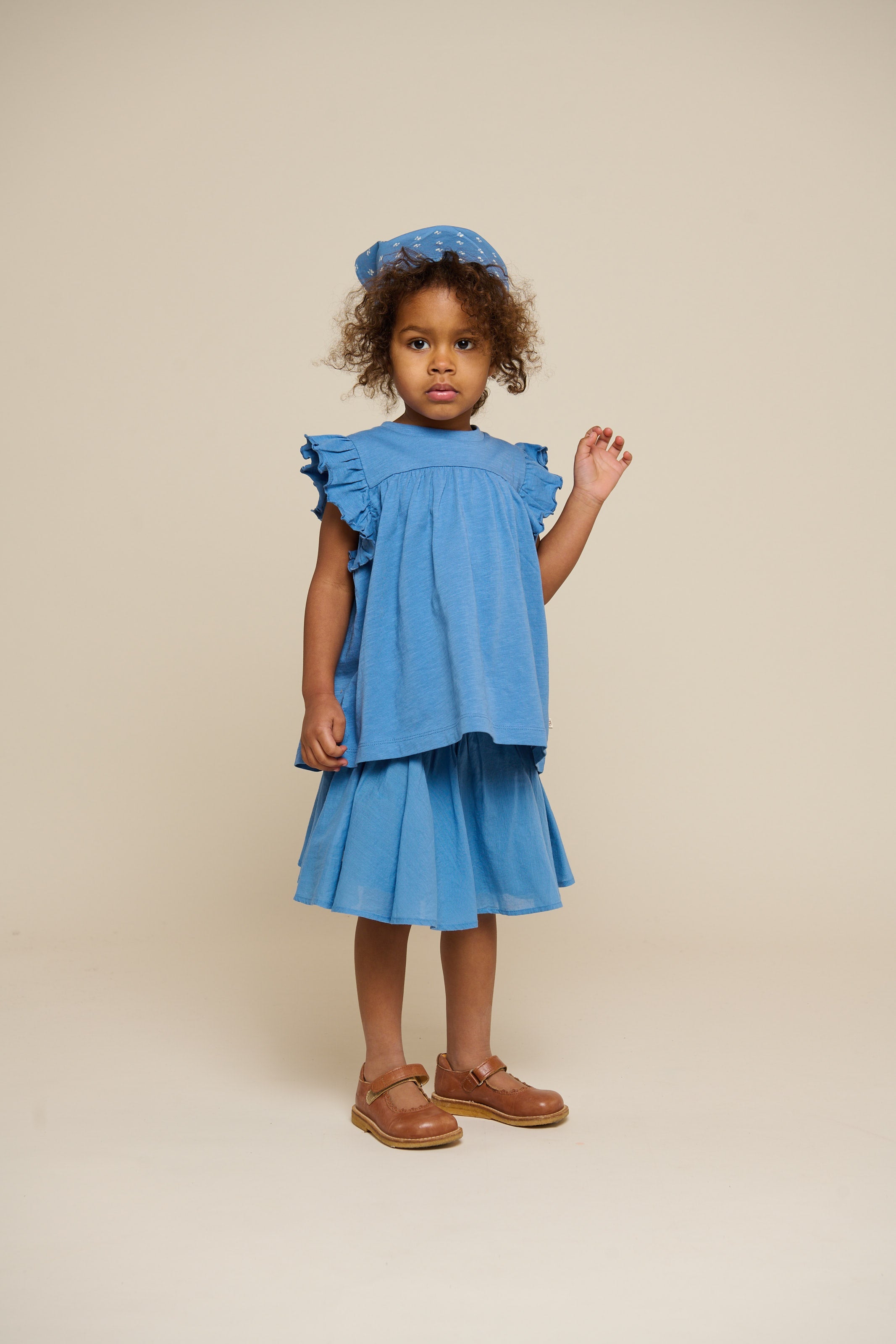 Jerseybluse - Kids - Blue | 101330 Lucia