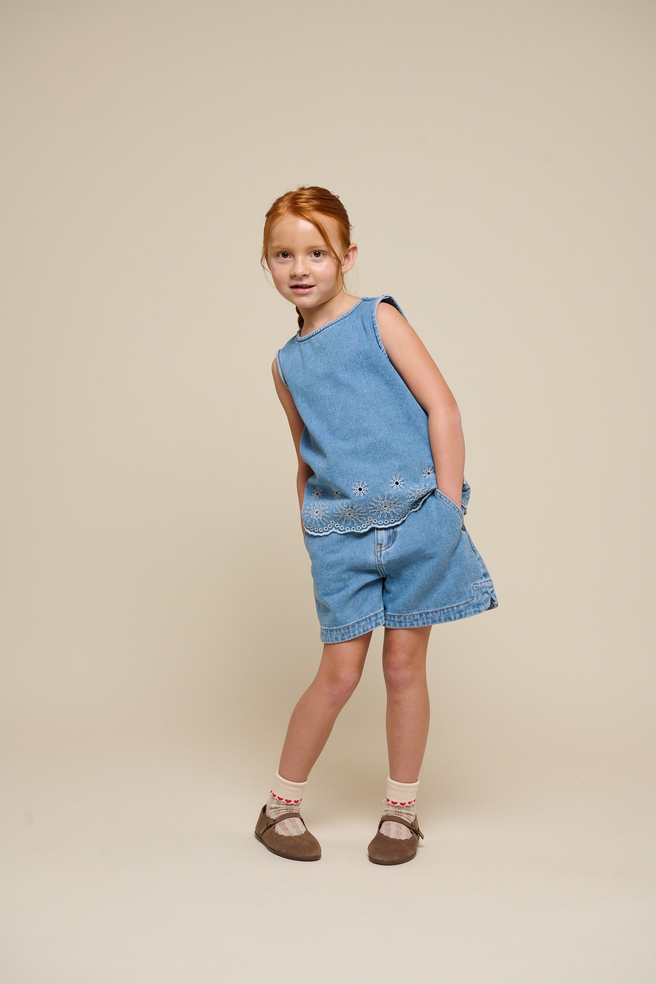 Denimshorts - Tween - Light Blue Denim | 101017 Vera
