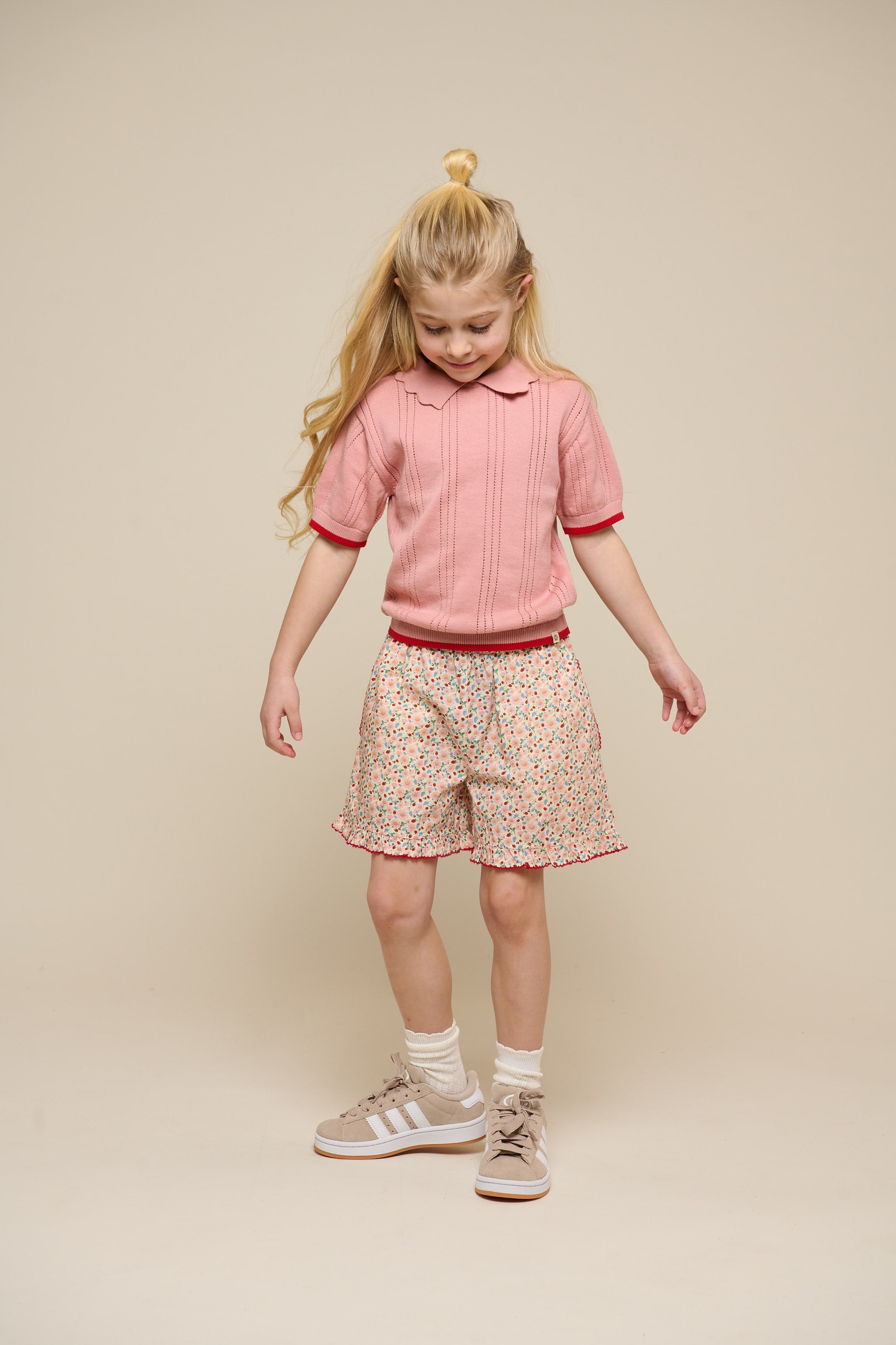 Mädchen Strick-Polo - Tween - Rose | 101242 Helena
