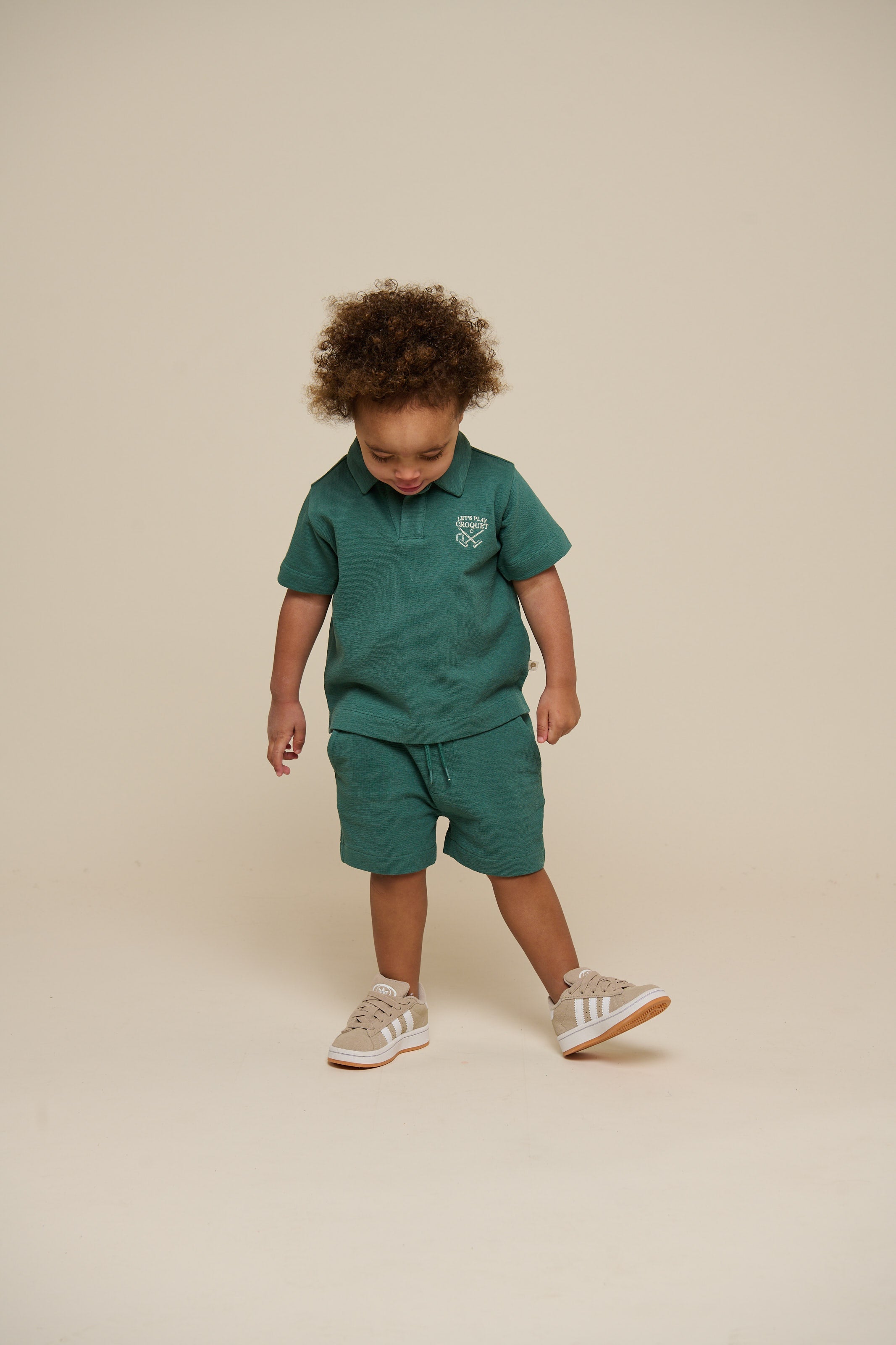 Strukturierte Jersey-Shorts - Kids - Tropical Green | 101219 Sonny