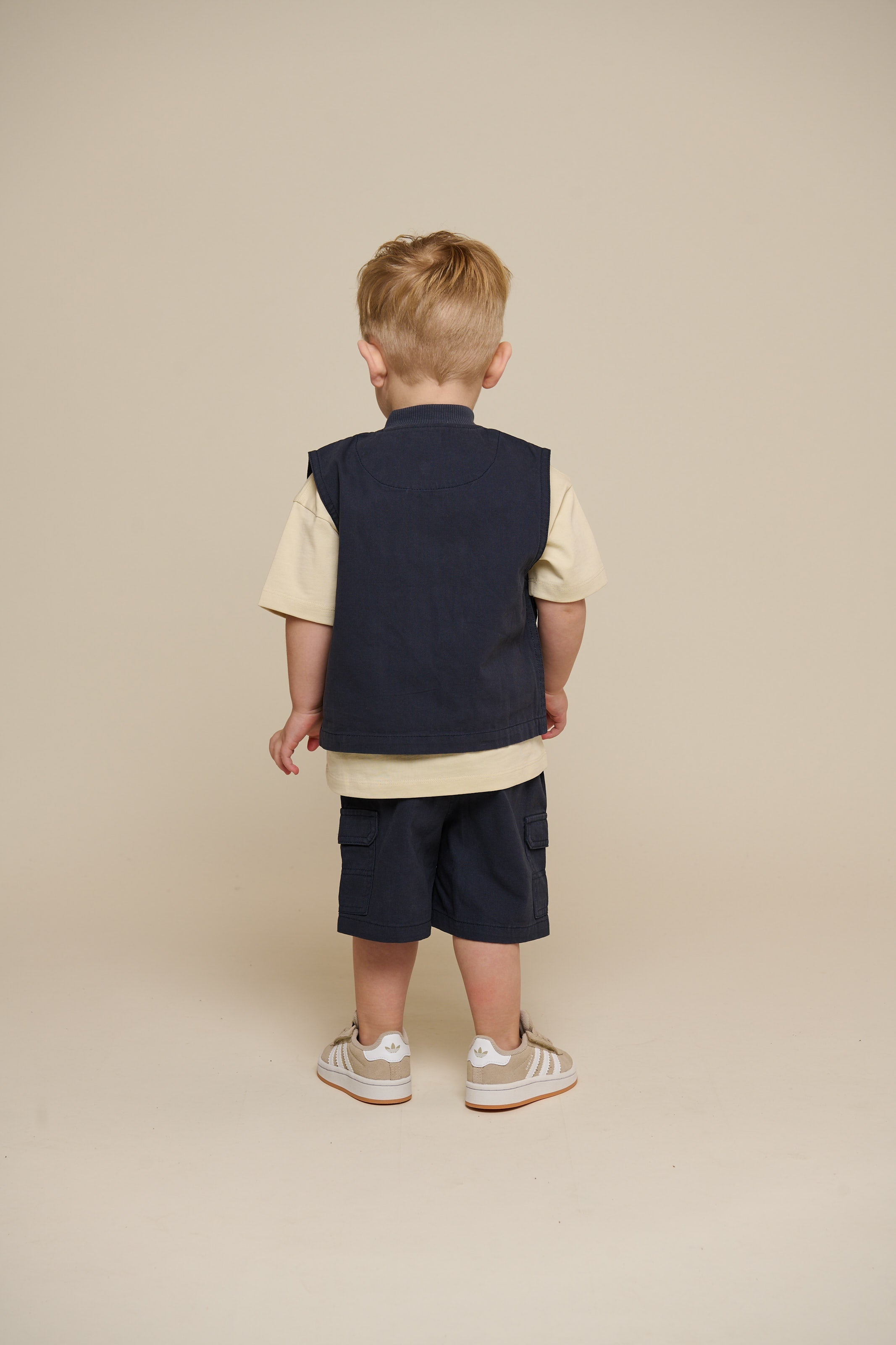 Canvas Cargo Weste - Kids - Navy | 101130 Isack