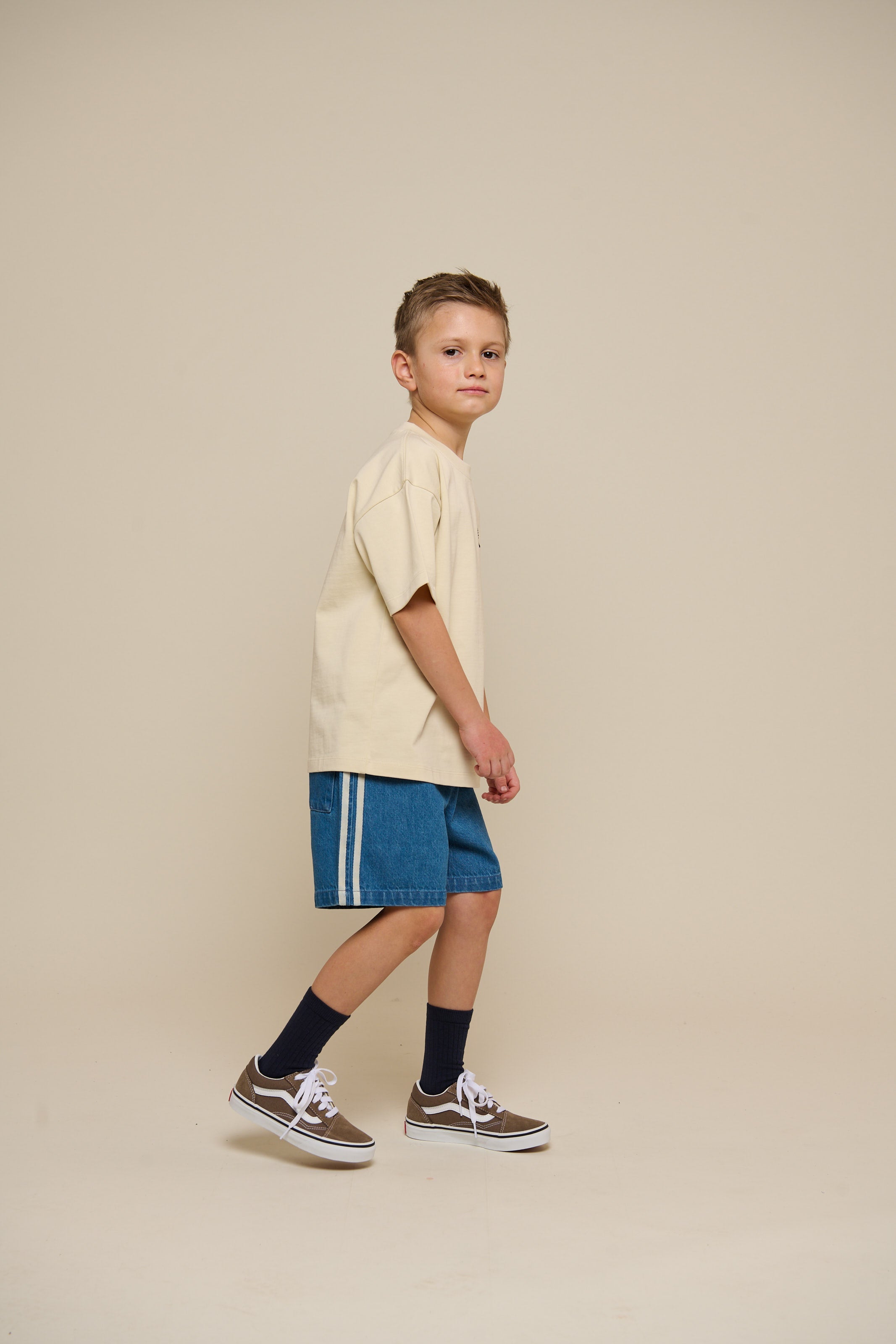 Baggy Denim Shorts mit Band - Tween - Blue Denim | 101143 Callum