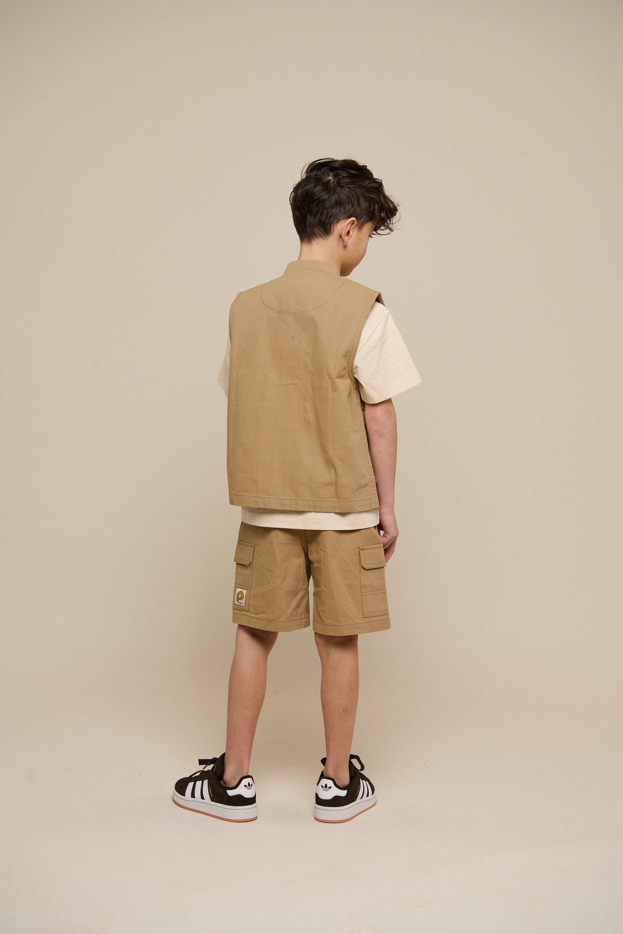 Canvas Cargo-Shorts - Tween - Khaki | 101121 Isack