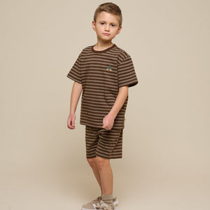 Gestreiftes T-Shirt - Tween - Dark Brown | 101178 Otto