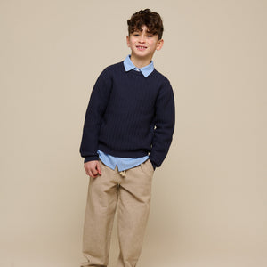 Strick Uni - Tween - Navy | 101282 Brady