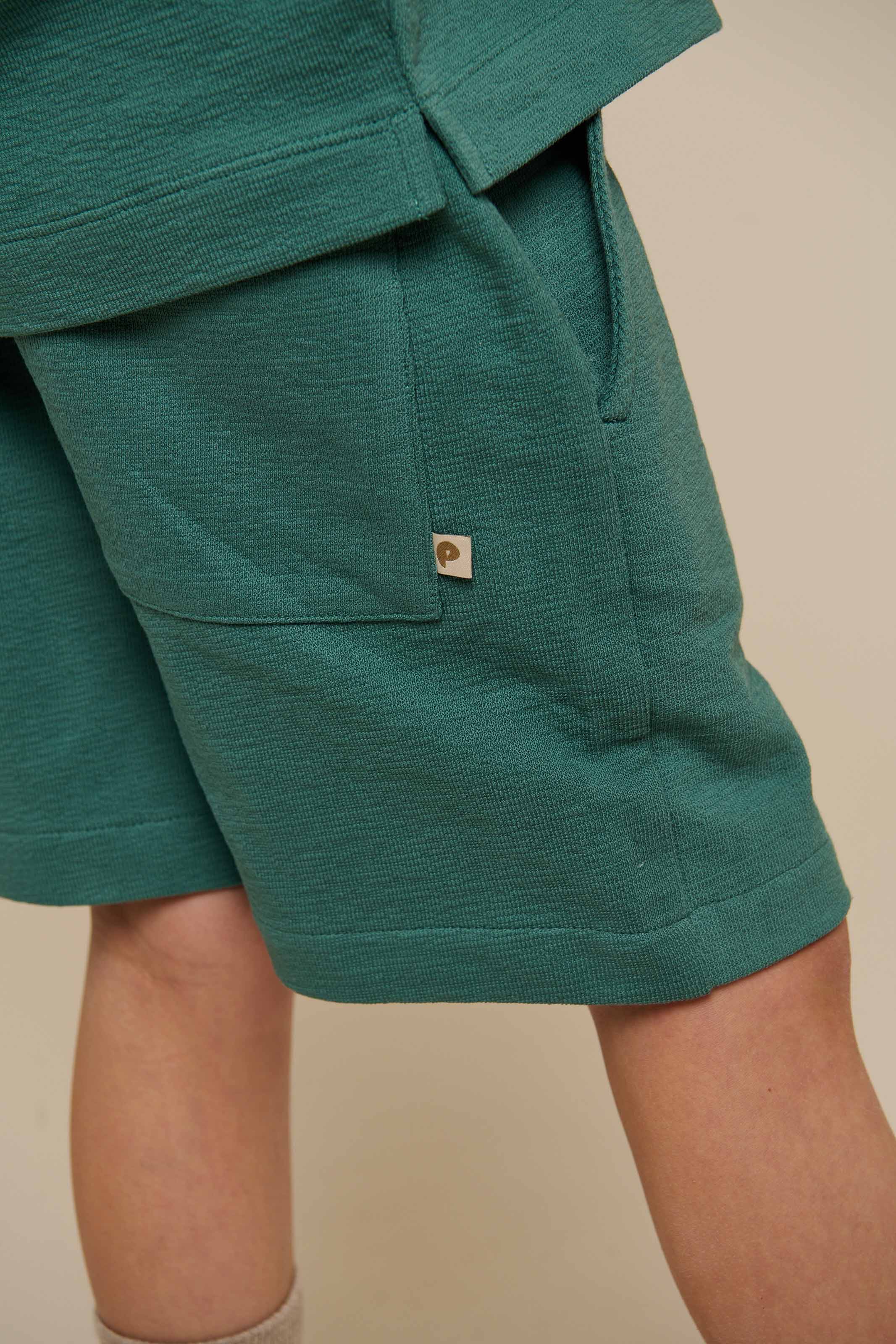 Strukturierte Jersey-Shorts - Tween - Tropical Green | 101220 Sonny