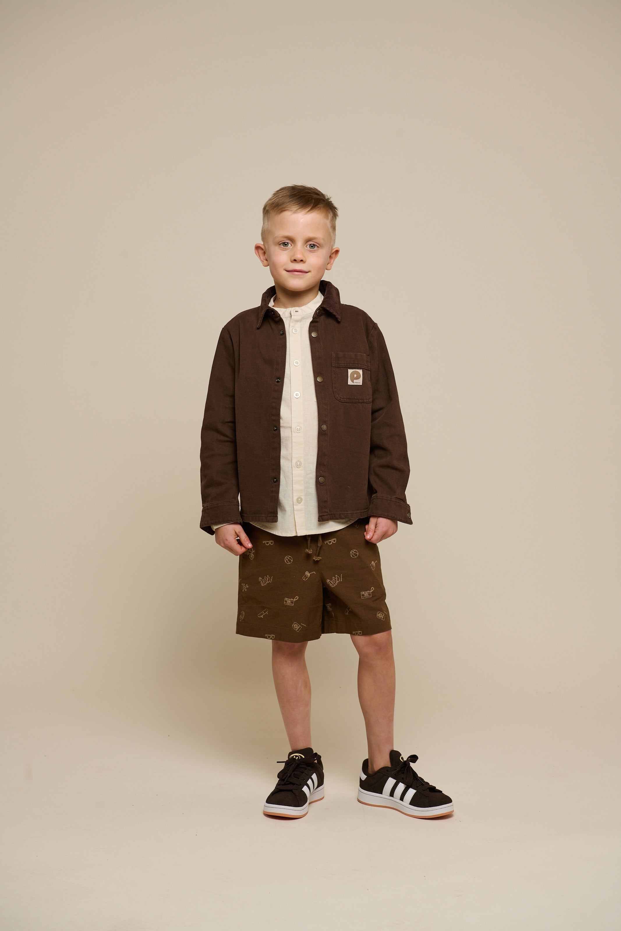 Twill-Über Hemd - Tween - Chocolate | 100611 Carter