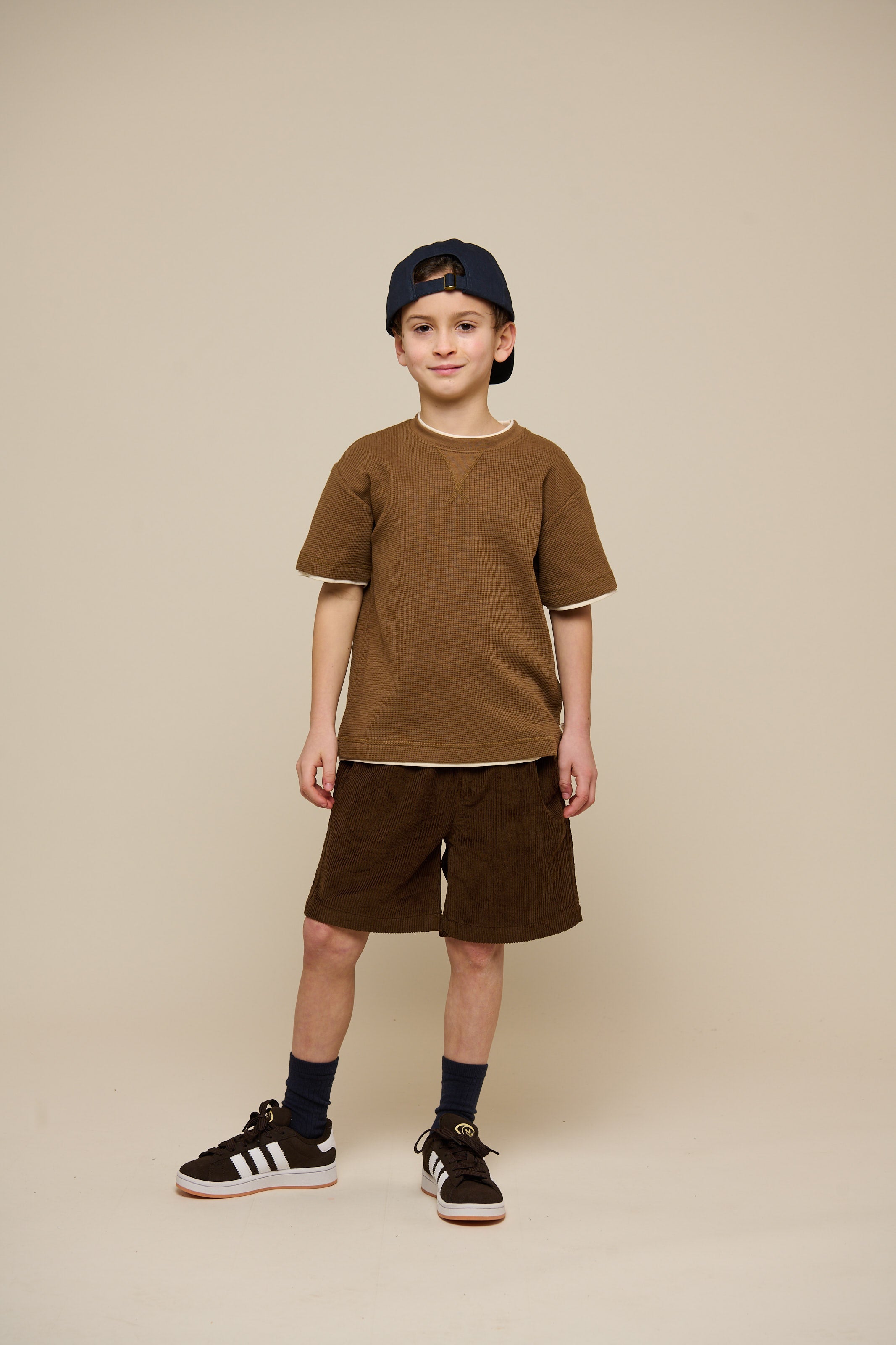 Pull-On Cord Shorts - Tween - Dark Brown | 101105 Tobias
