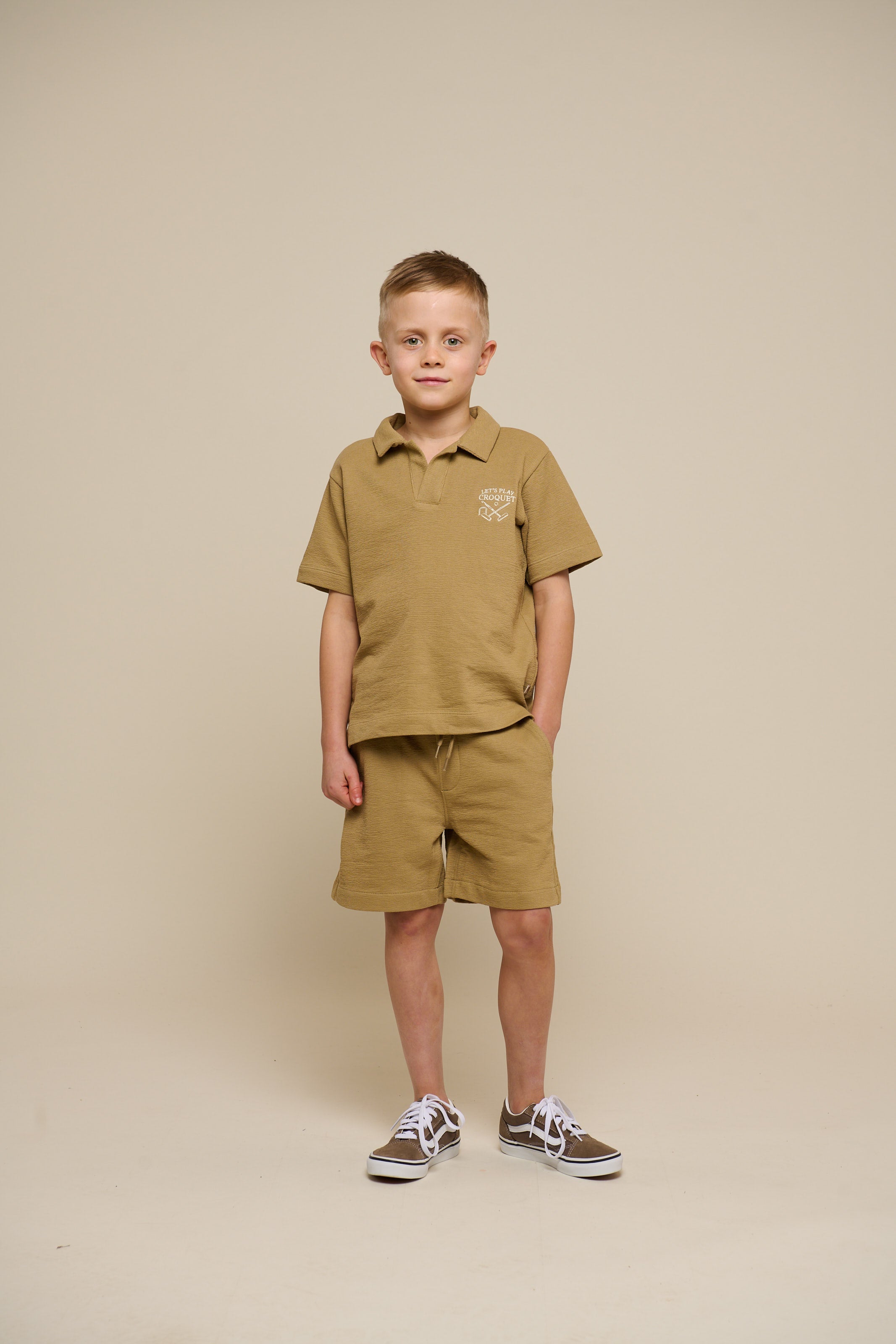 Strukturierte Jersey-Shorts - Tween - Khaki | 101222 Sonny