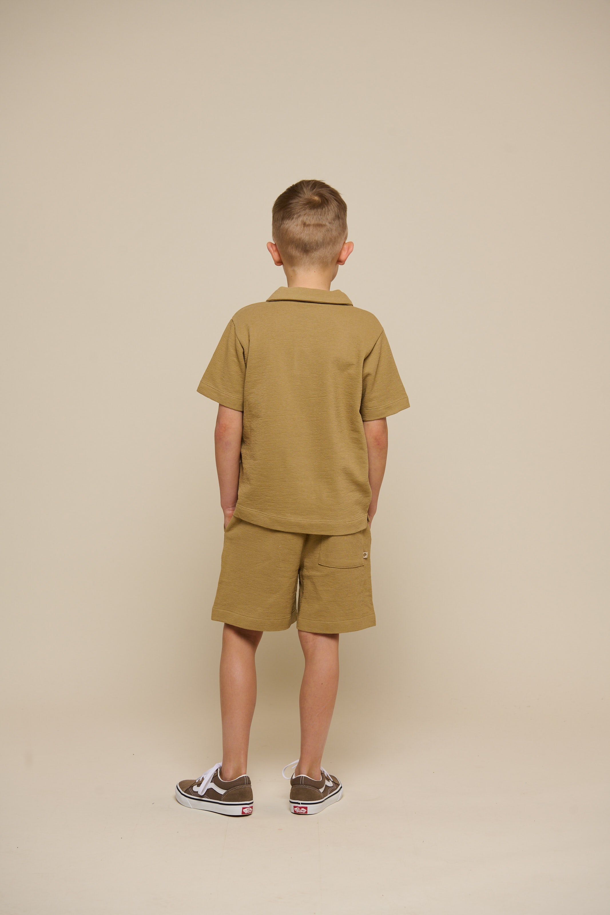 Strukturiertes Jersey-Poloshirt - Tween - Khaki | 101218 Sonny