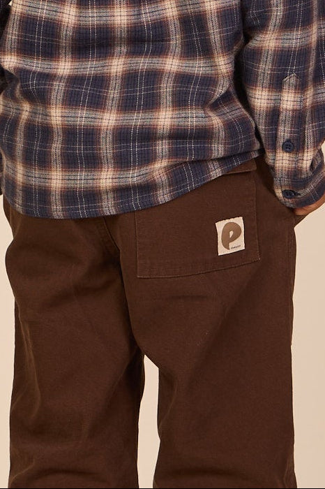 Canvas-Hose mit aufgesetzten Taschen Kids - Dark Brown | 101531 Greyson