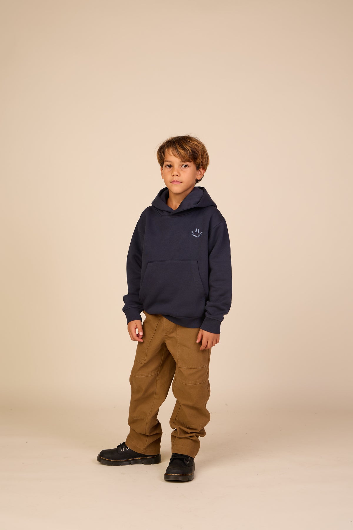 Hoodie mit Smiley-Stickerei Tween - Navy | 101580 Andrew
