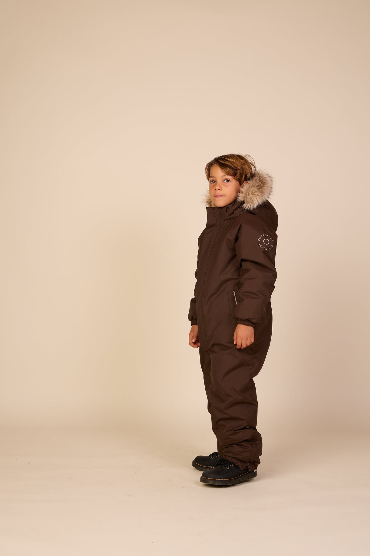 Adventure® Schneeanzug mit Kunstfell Kids - Dark Brown | 101424 Sky