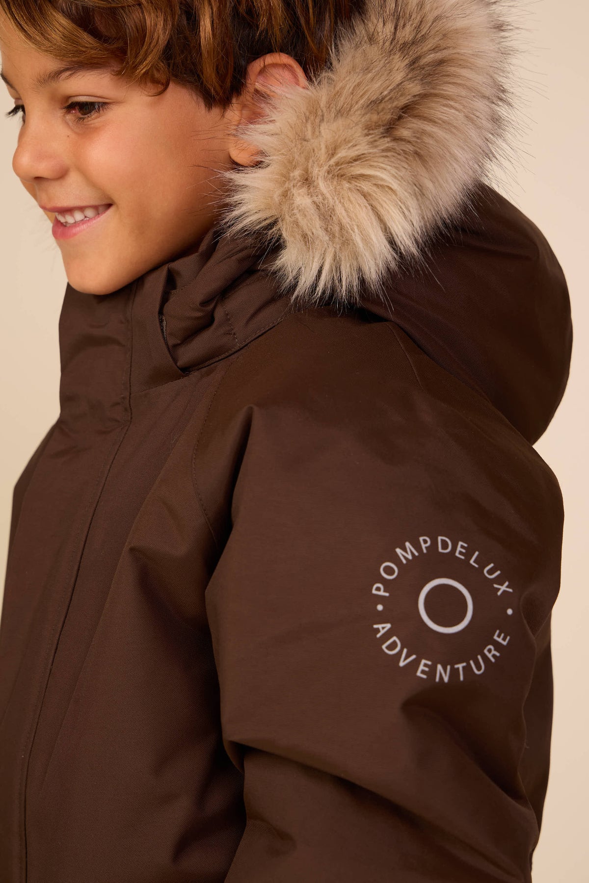 Adventure® Schneeanzug mit Kunstfell Kids - Dark Brown | 101424 Sky