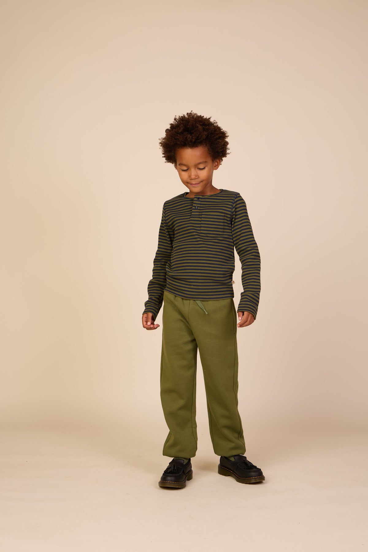 Jogginghose mit Smiley-Stickerei Tween - Moss Green | 101588 Andrew