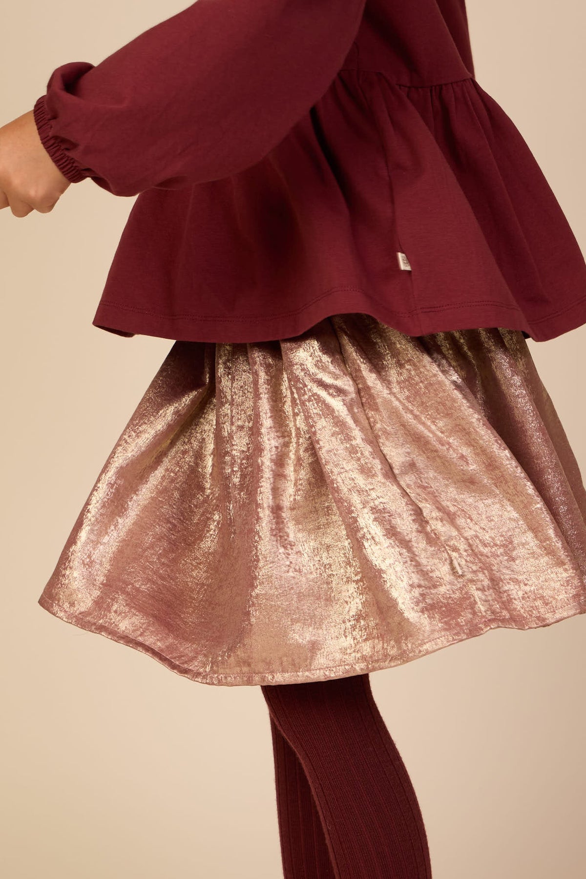 Rock mit goldfarbenem Finish Kids - Dusty Rose | 101673 Sylvia