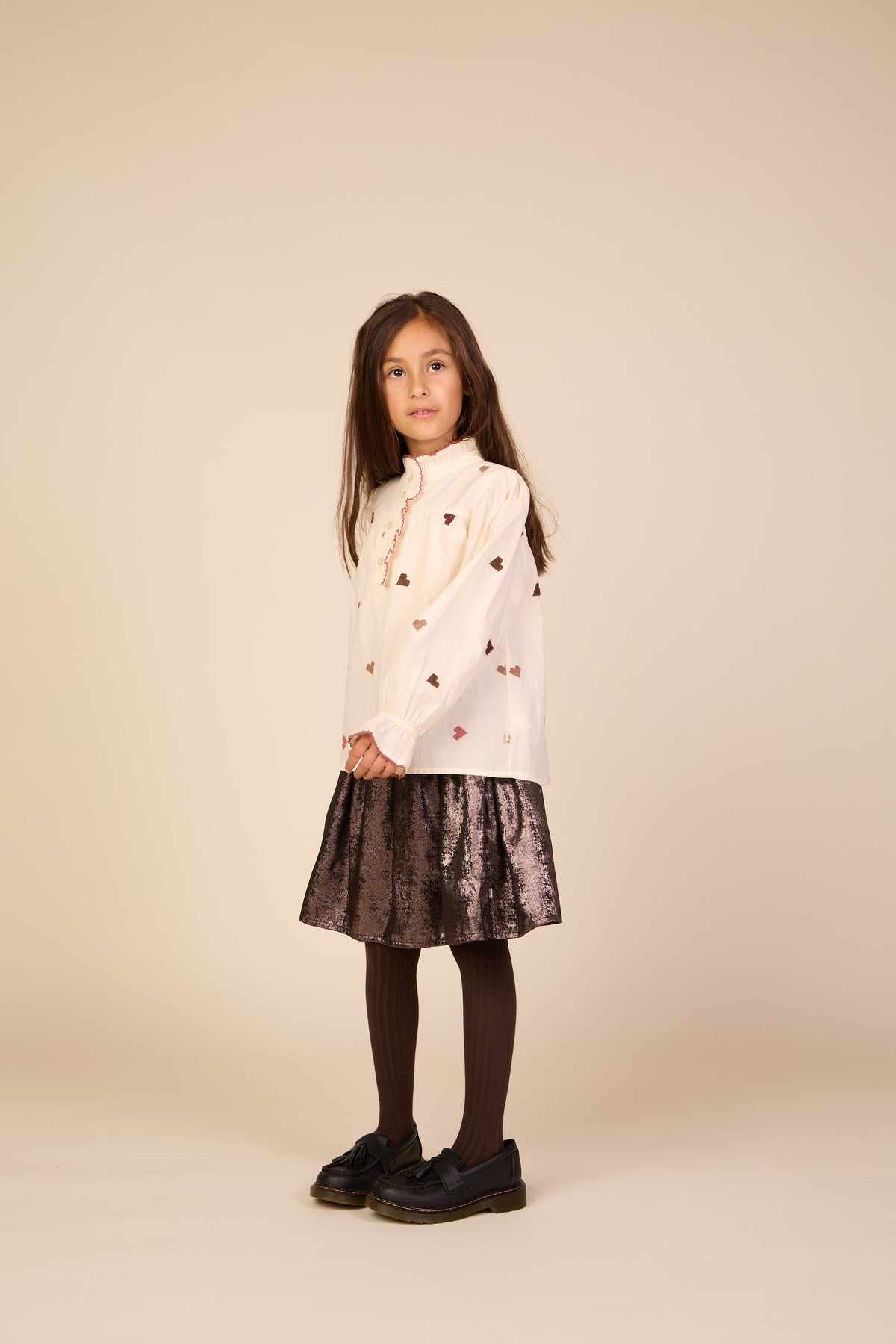 Rock mit goldfarbenem Finish Tween - Dark Brown | 101672 Sylvia