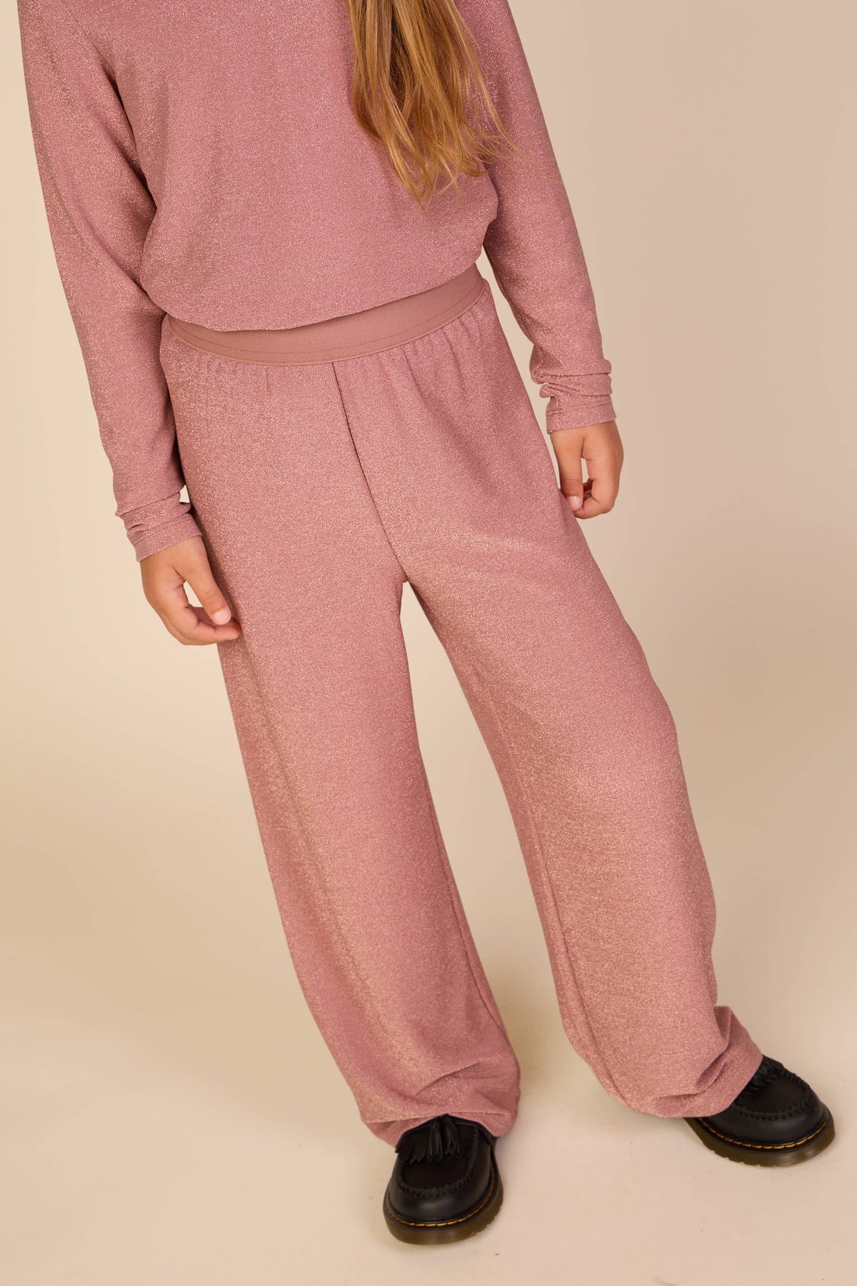 Hose mit Lurex Tween - Dusty Rose | 101670 Helen