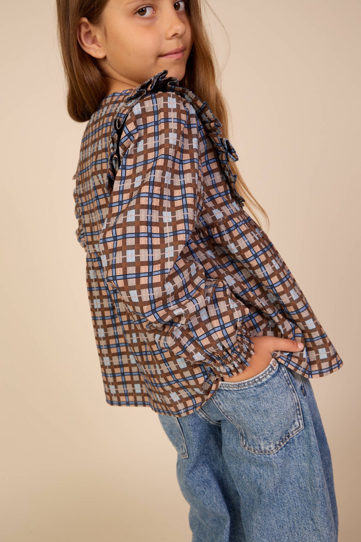 Ausgestellte Jeans - Tween - Blue denim | 101154 Carmen