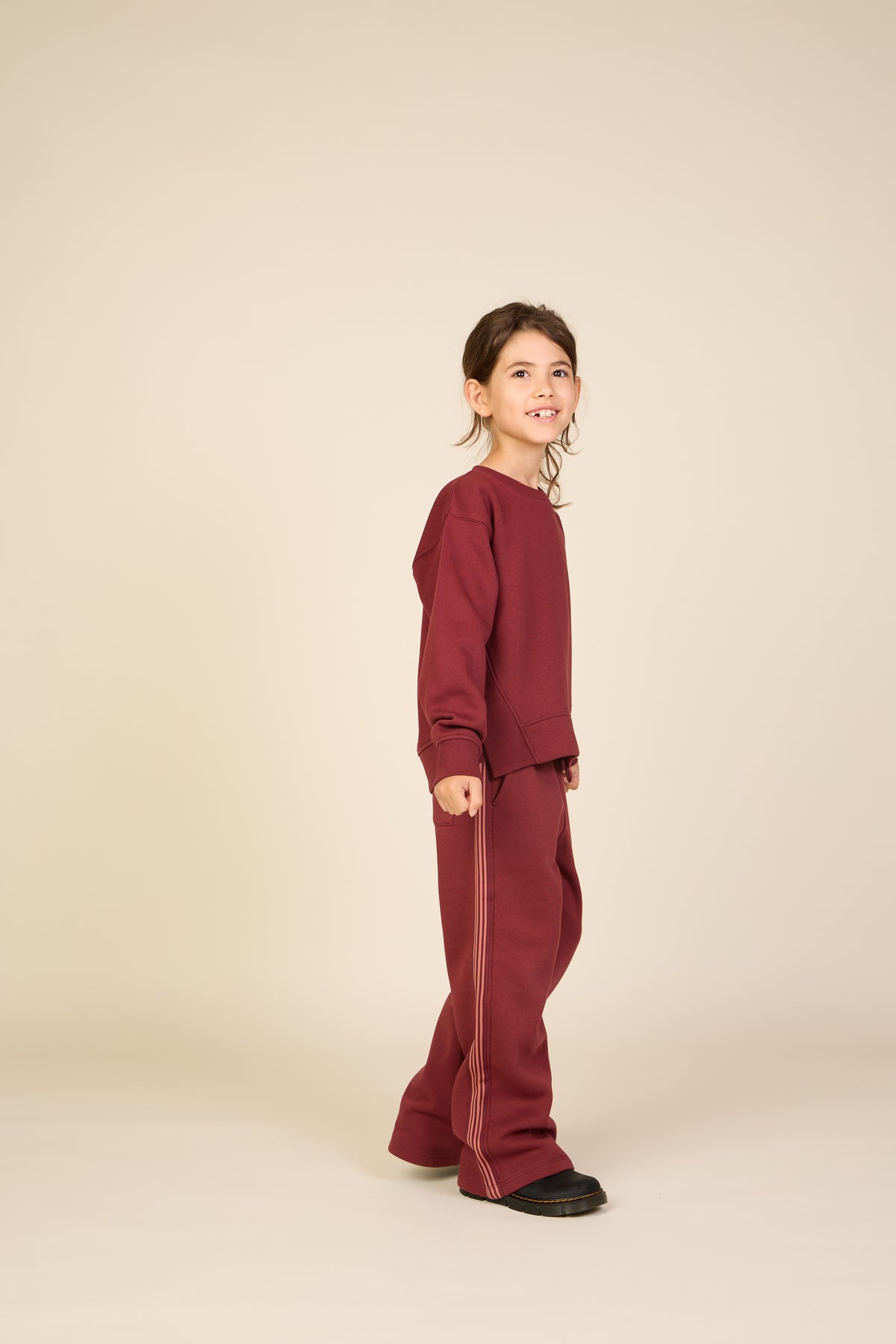 Jogginghose mit Seitenstreifen Tween - Bordeaux | 101629 Zoe