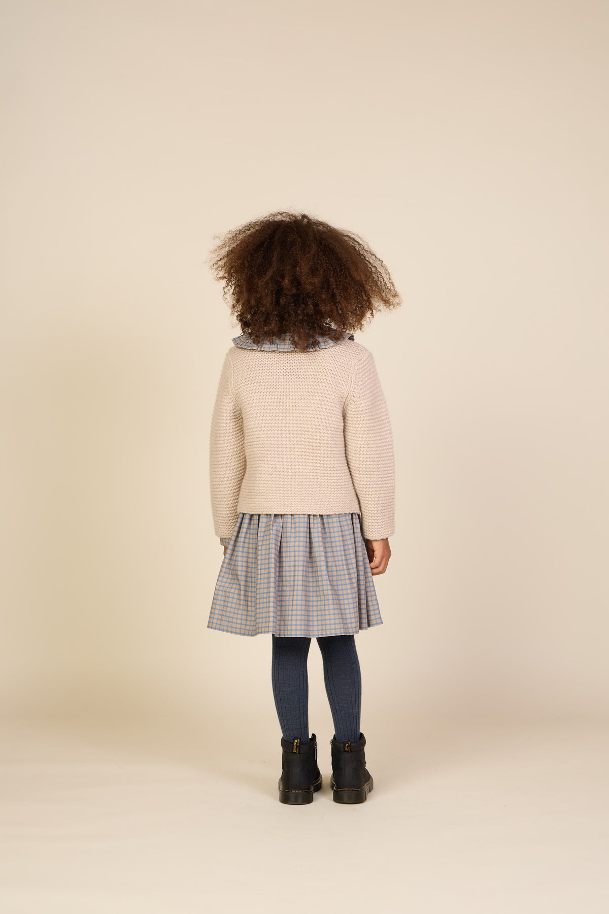 Strickjacke aus Wolle - Tween - Caffe Latte Melange | 100875 Maya