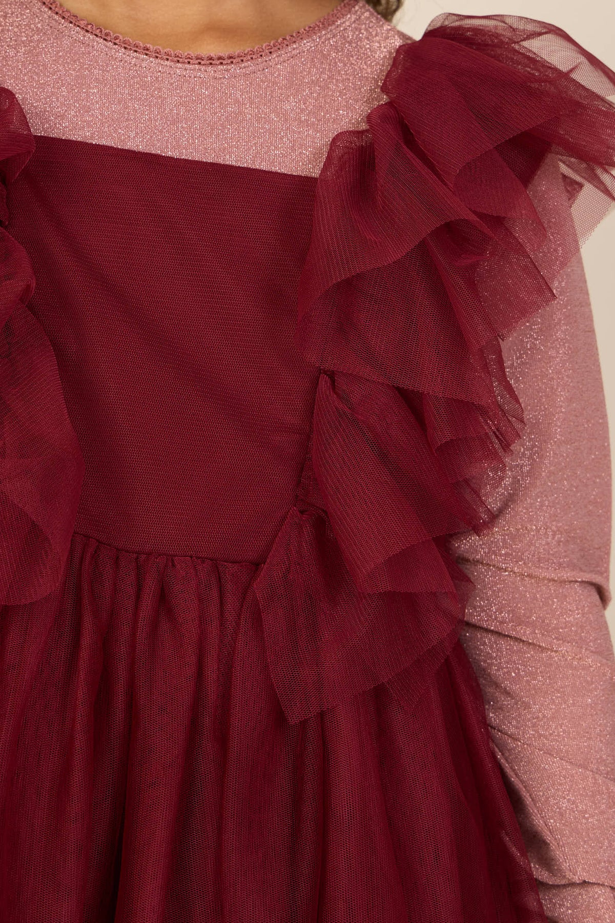 Tüllkleid Kids - Bordeaux | 101507 Bianca
