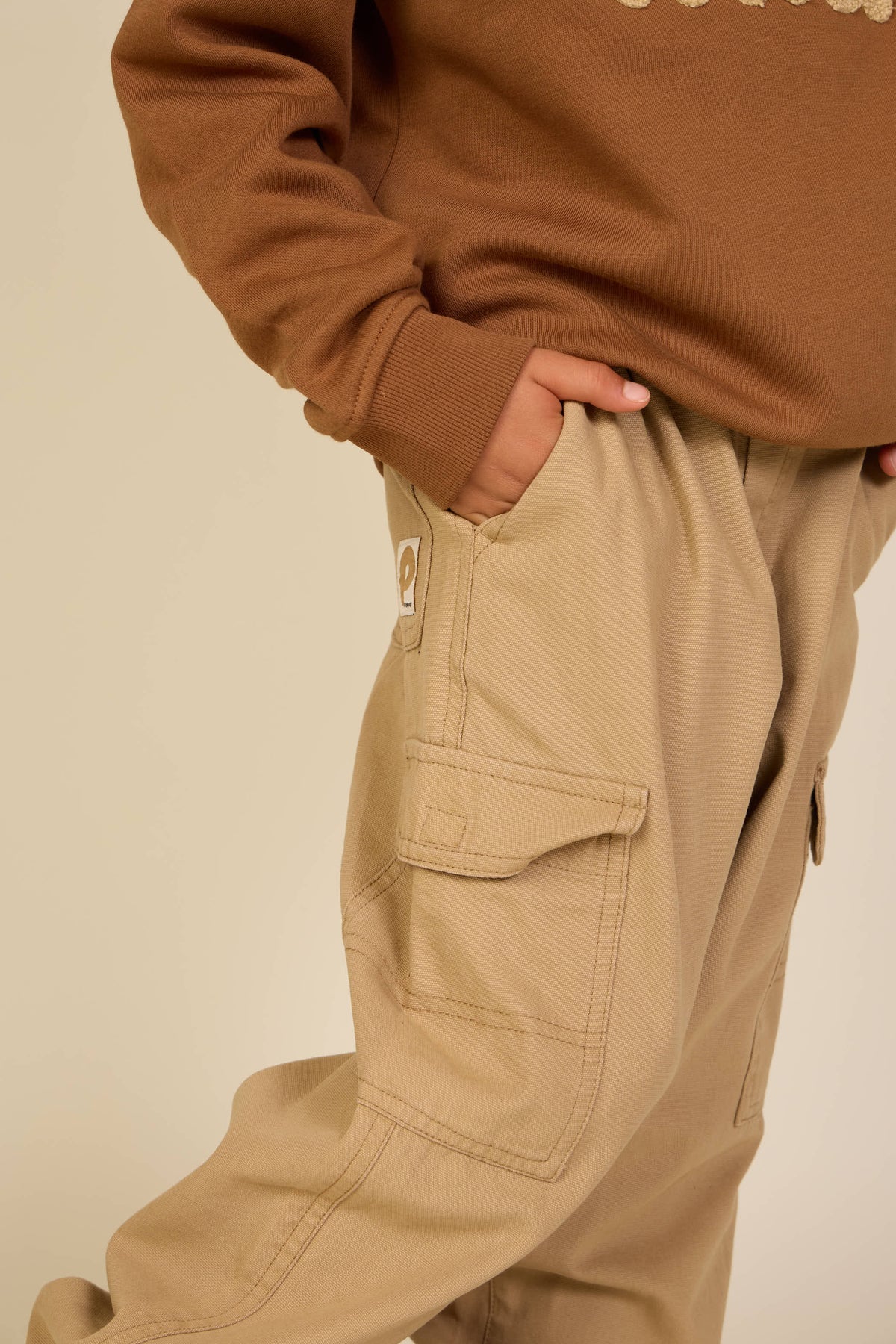 Canvas-Hose - Kids - Khaki | 101132 Isack