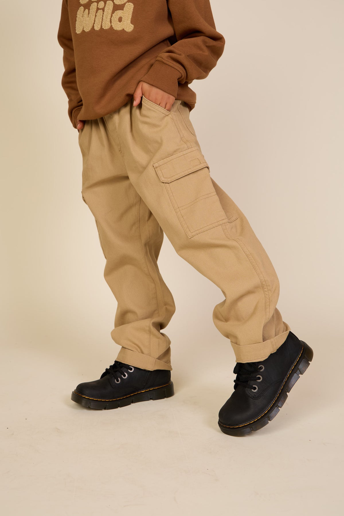 Canvas-Hose - Tween - Khaki | 101133 Isack