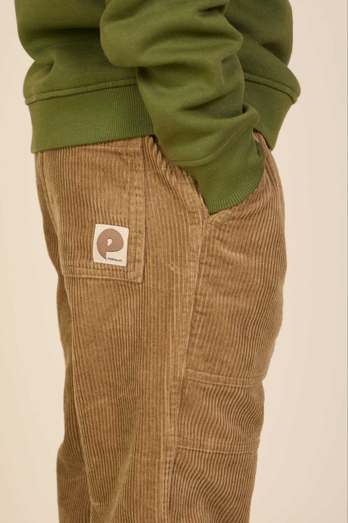 Cordhose mit aufgesetzten Taschen Kids - Khaki | 101537 Reed
