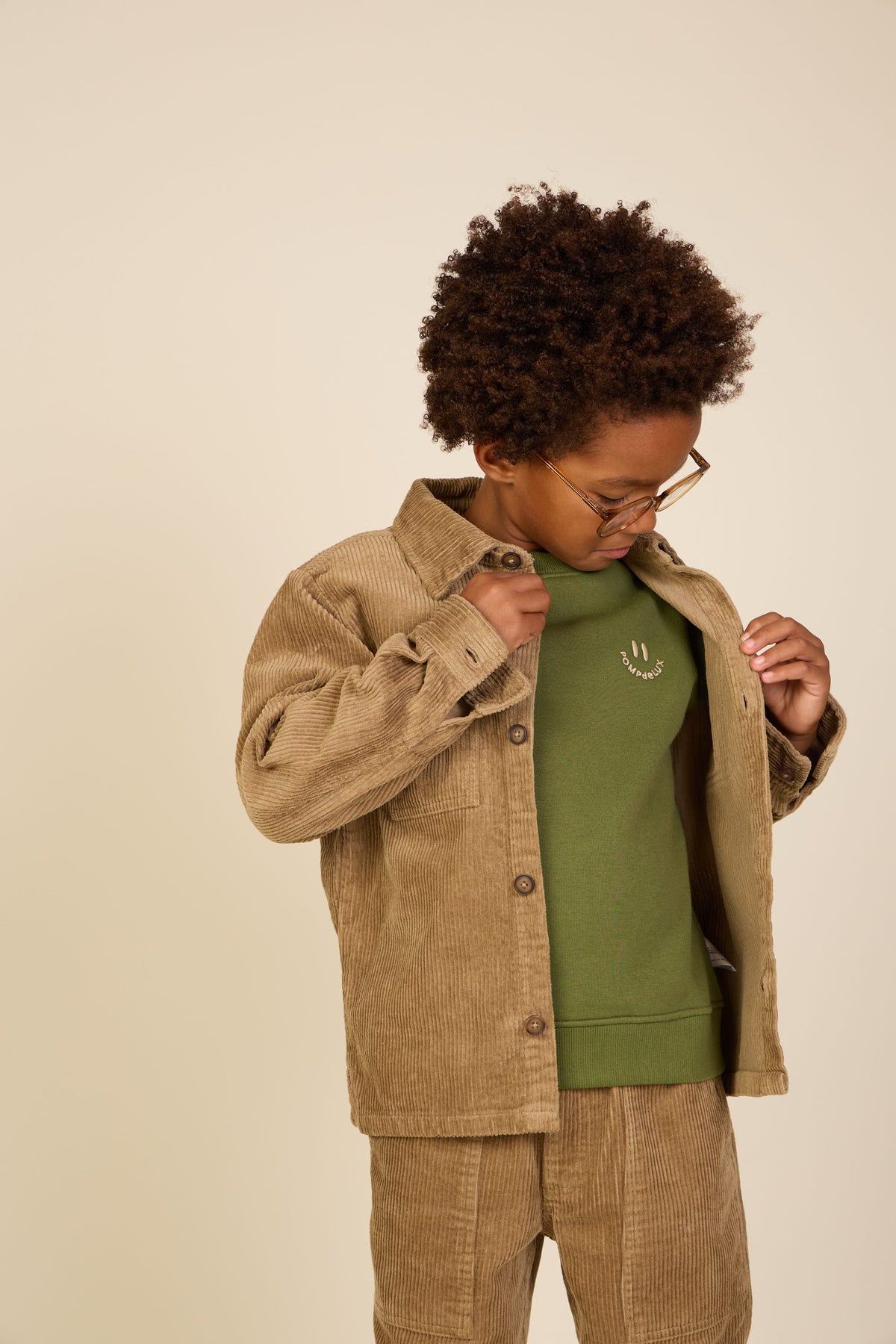 Cordhose mit aufgesetzten Taschen Tween - Khaki | 101538 Reed