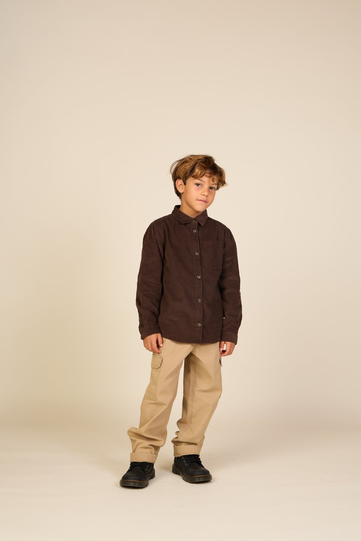 Cordhemd Tween - Dark Brown | 101656 Jonny