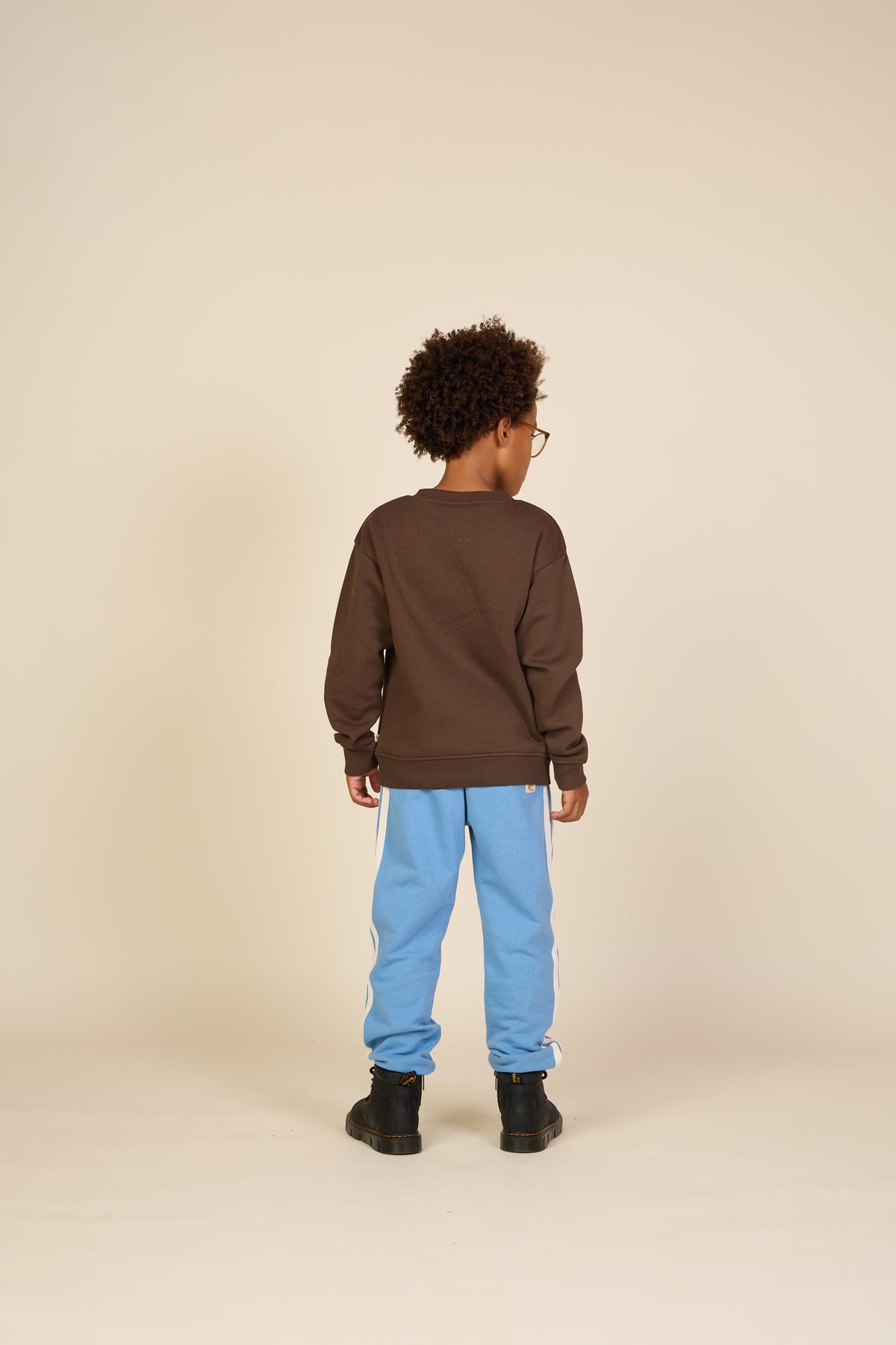 Sweathose mit Kontrast-Tape - Tween - Dusty Blue | 101258 Carter