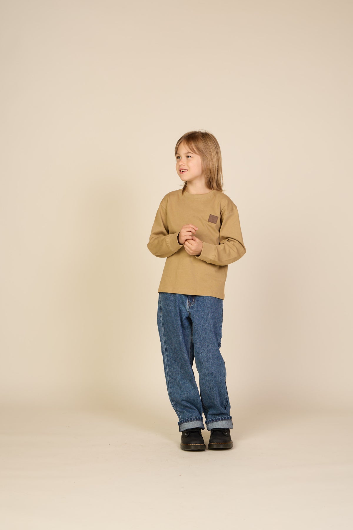 Langarmshirt Tween - Khaki | 101704 Kobe