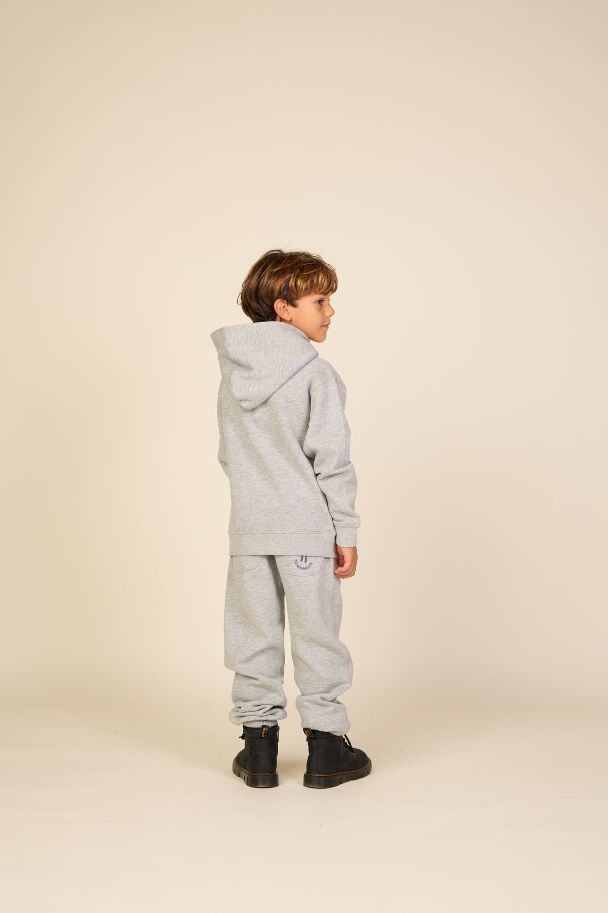 Hoodie mit Smiley-Stickerei Tween - Grey Melange | 101584 Andrew