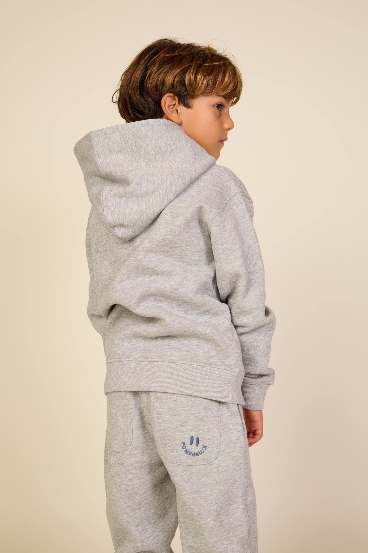 Jogginghose mit Smiley-Stickerei Tween - Grey Melange | 101590 Andrew