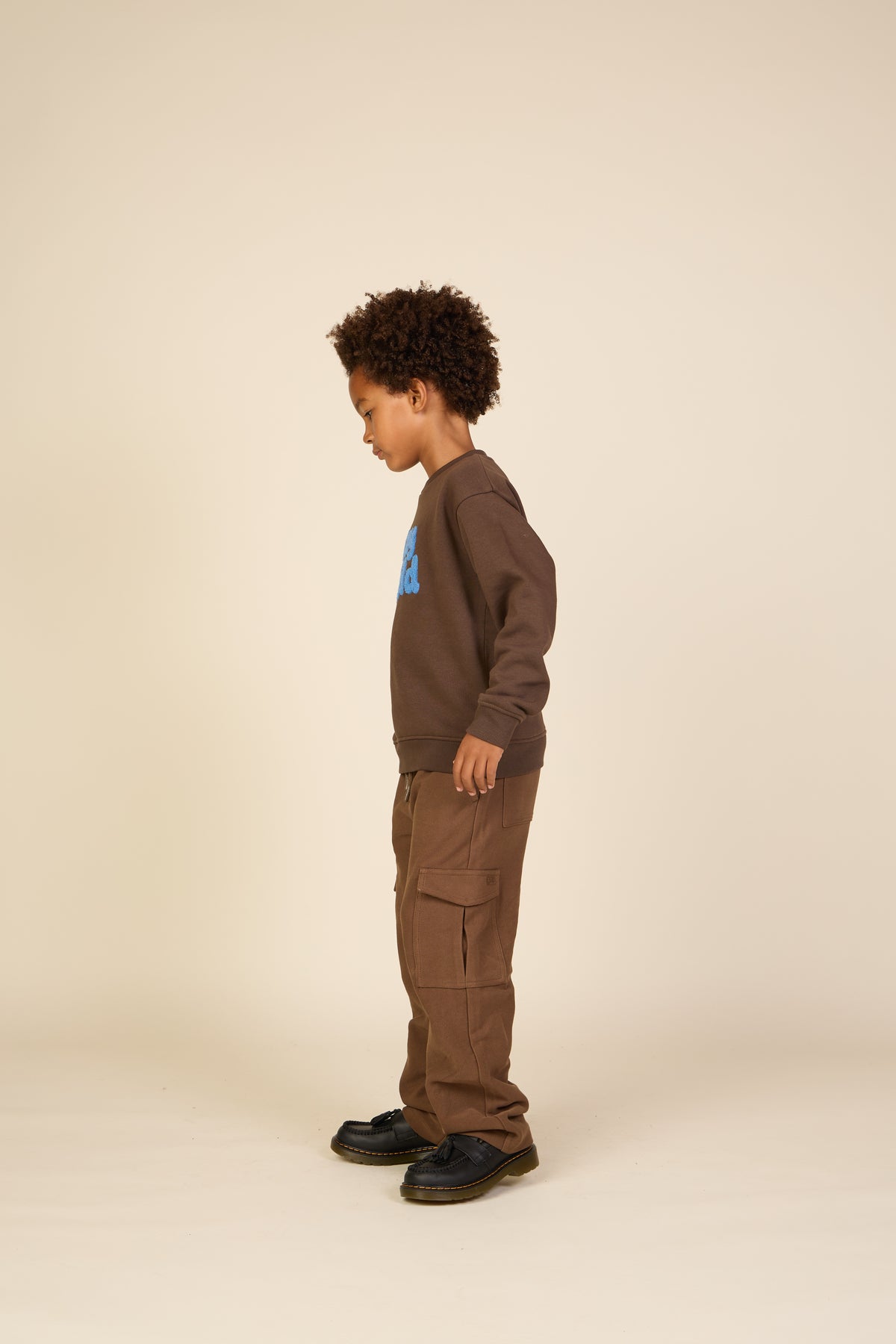 Cargo-Jogginghose aus strukturiertem Sweatstoff Tween - Brown | 101512 Wilder