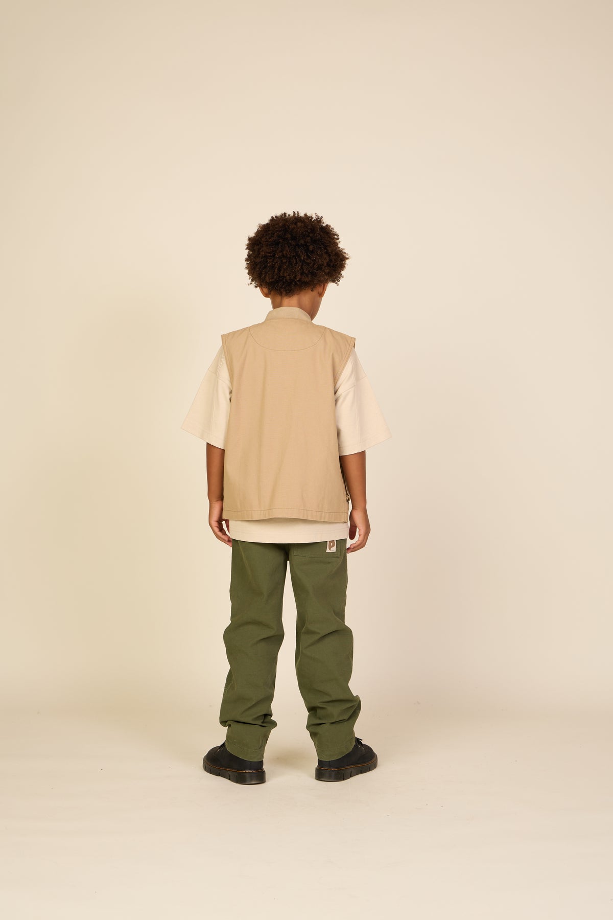 Canvas Cargo Weste - Tween - Khaki | 101129 Isack