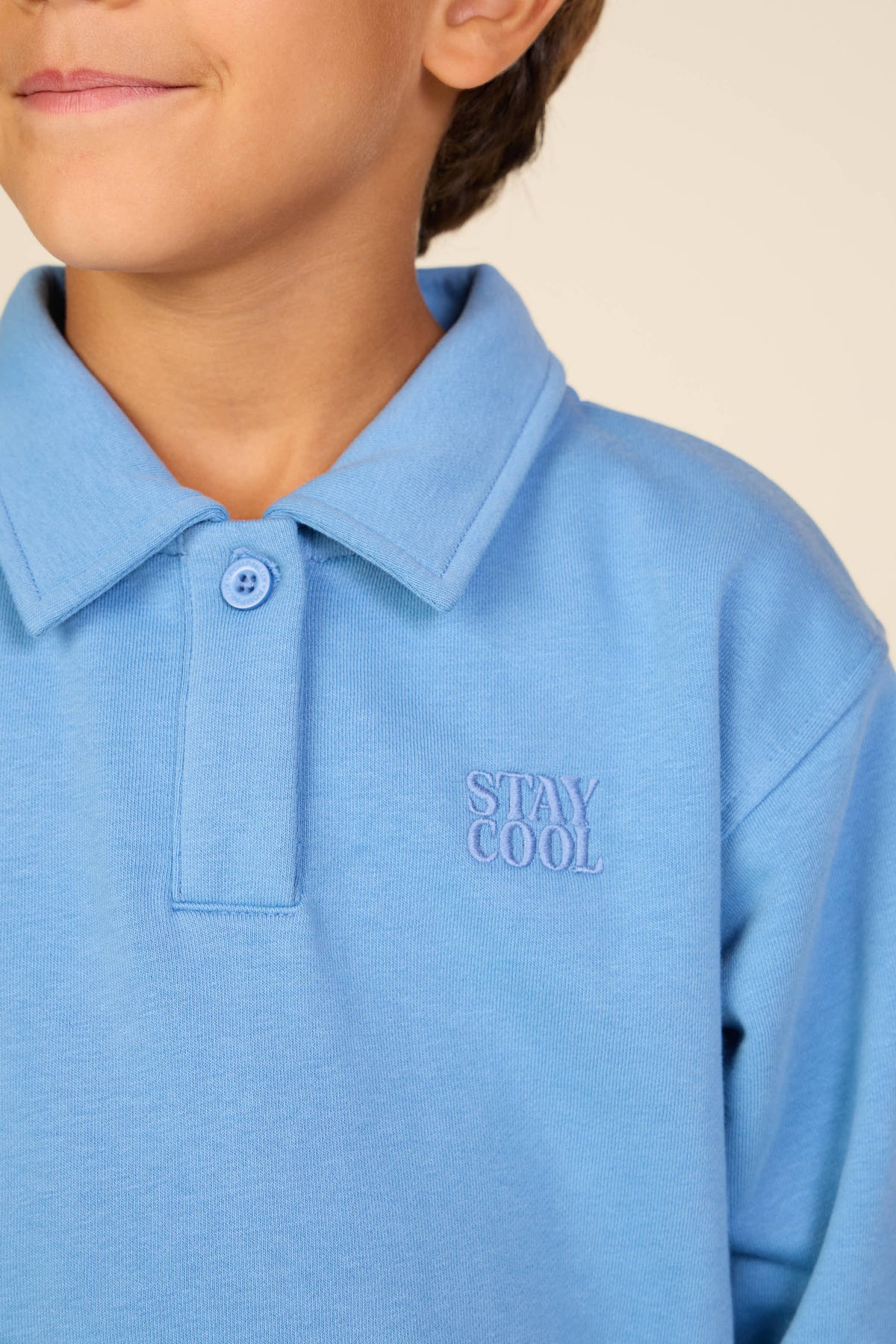 Polo-Sweatshirt - Tween - Dusty Blue | 101254 Carter