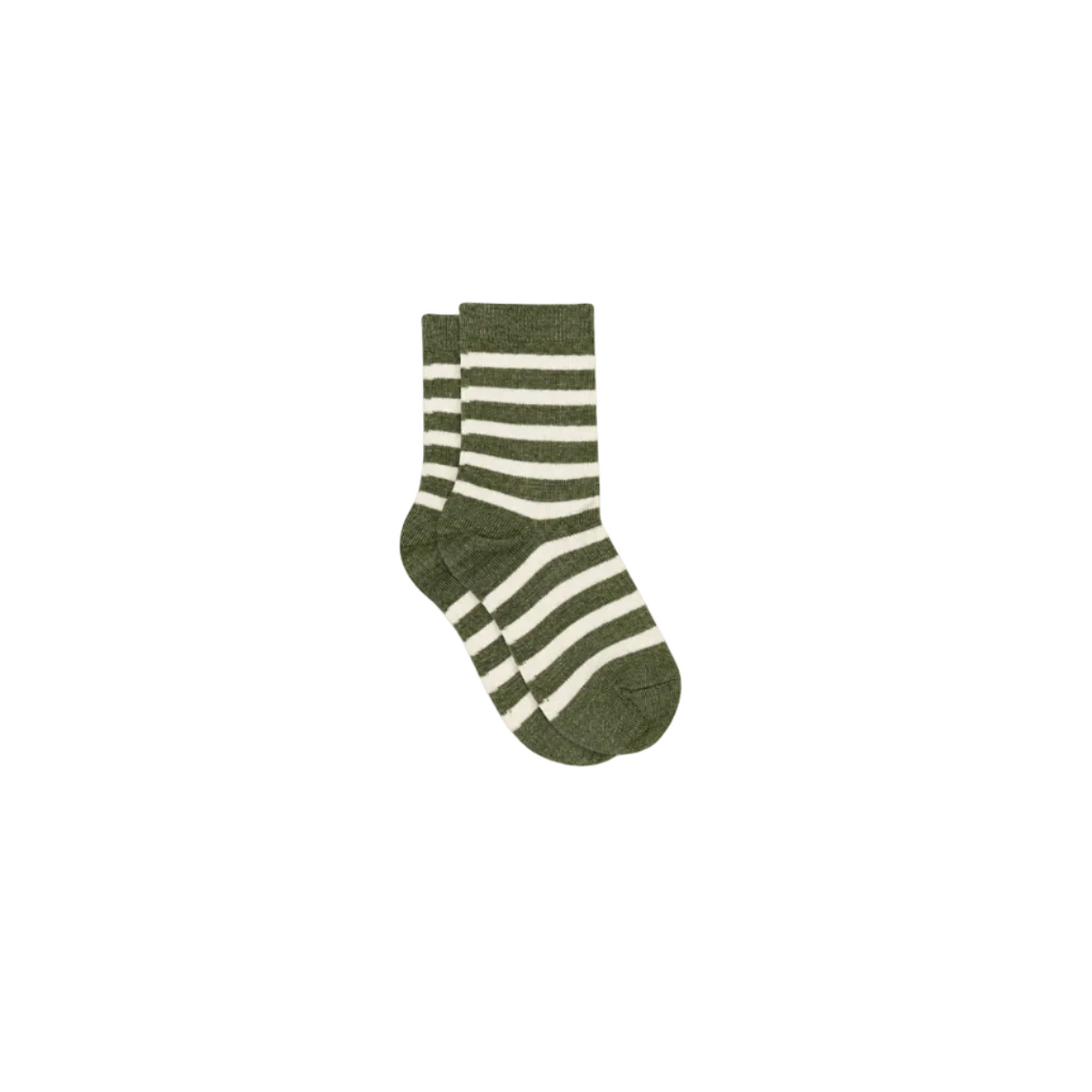 MP Gestreifte Woll-Rippsocken – Alle – Moosgrün | 101736 MP 79200