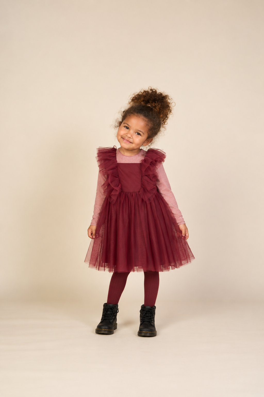 Tüllkleid Kids - Bordeaux | 101507 Bianca