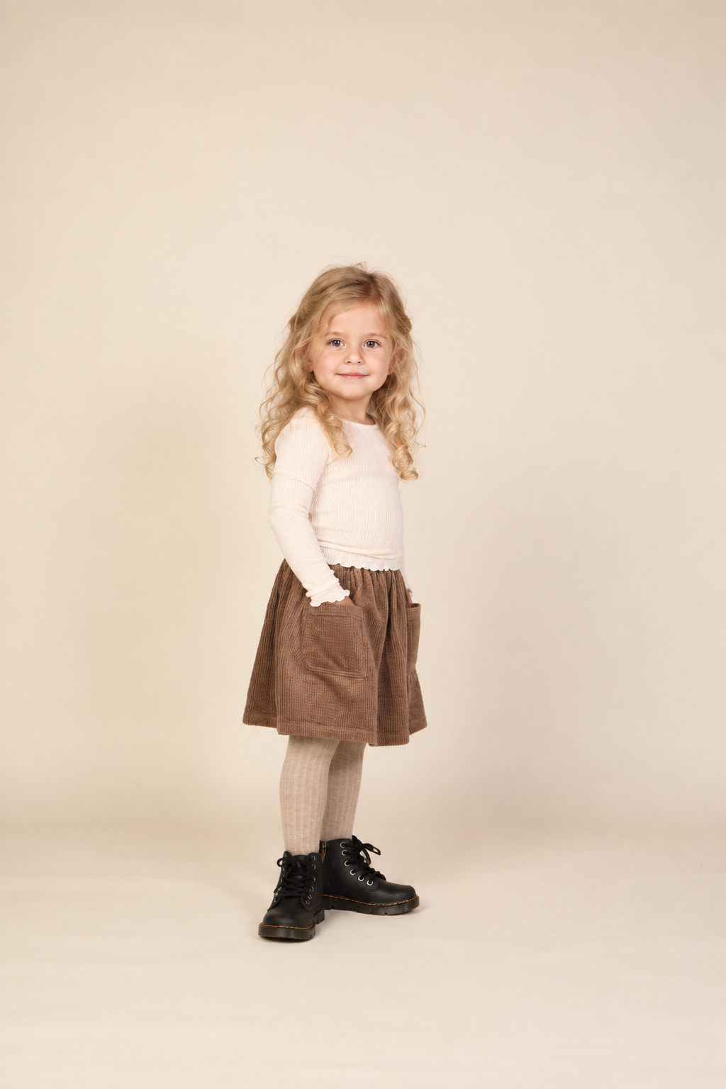 Pointelle-Langarmshirt aus Baumwolle und Modal Kids - Offwhite | 101608 Ruby