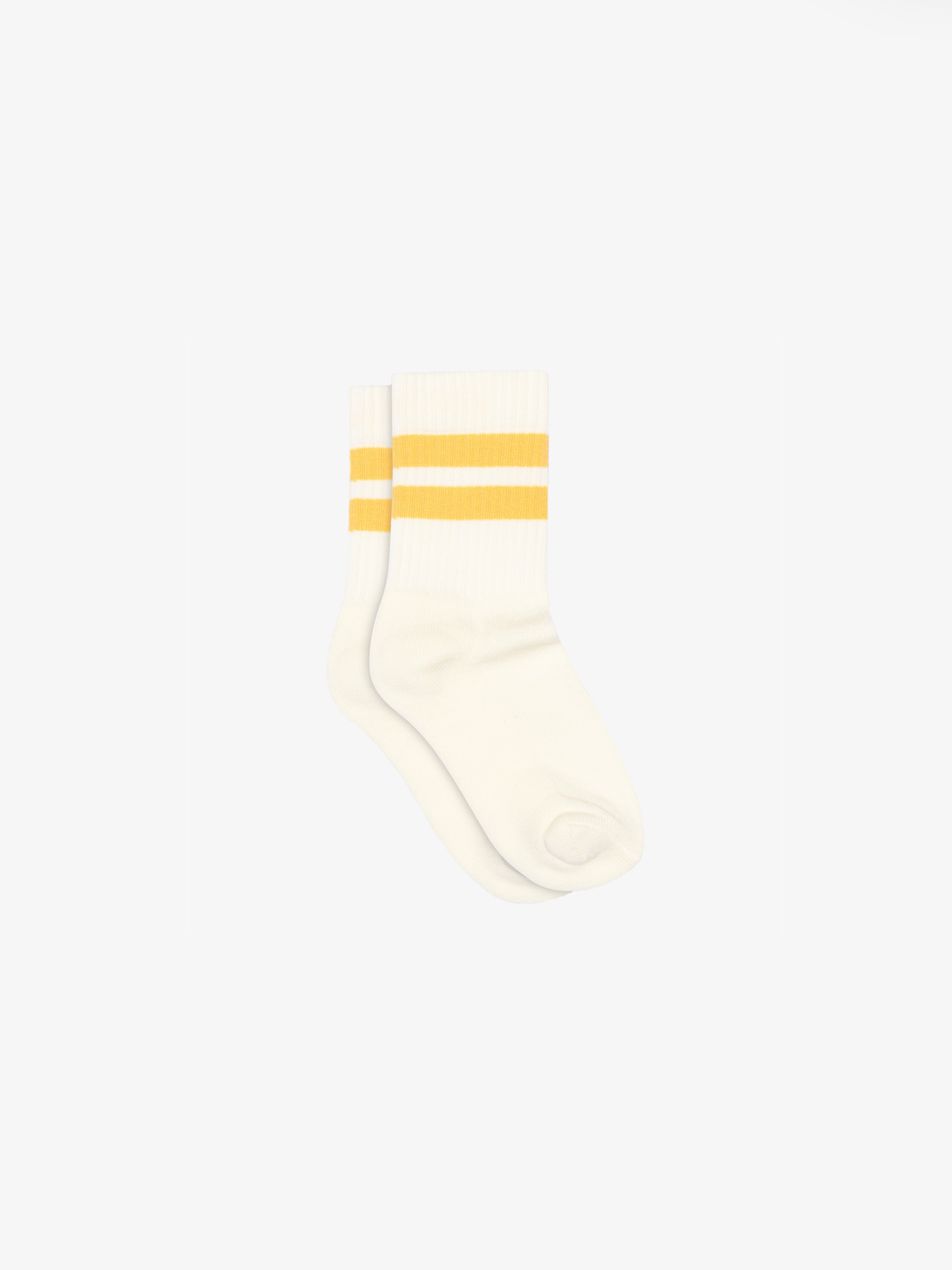 MP Retro Gestreifte Tennissocken - Tween - Yellow | 101356 MP Andy Socks
