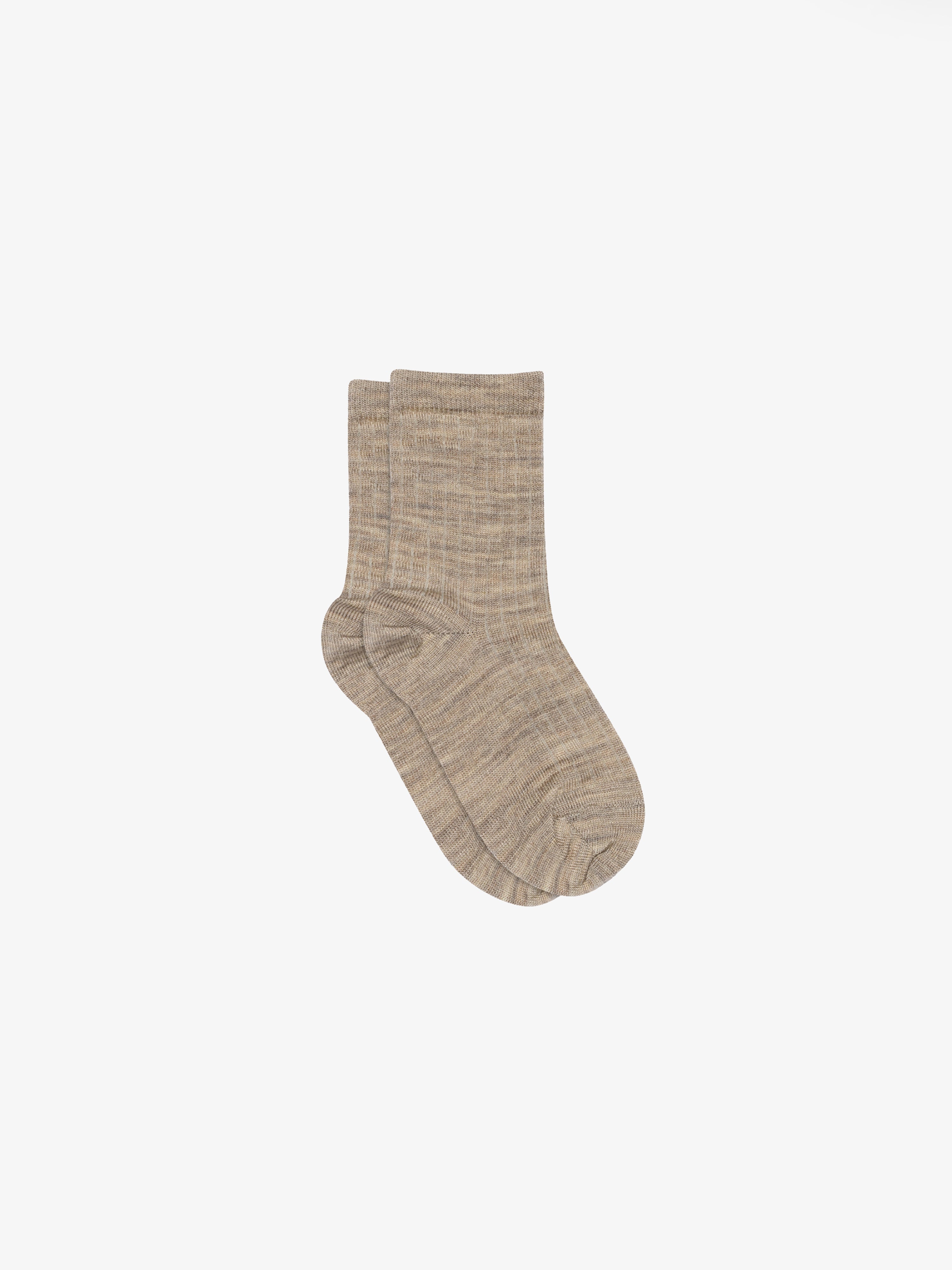 MP Baumwollripp Socken - Tween - Light Brown Melange | 101374 MP Cotton Rib Socks