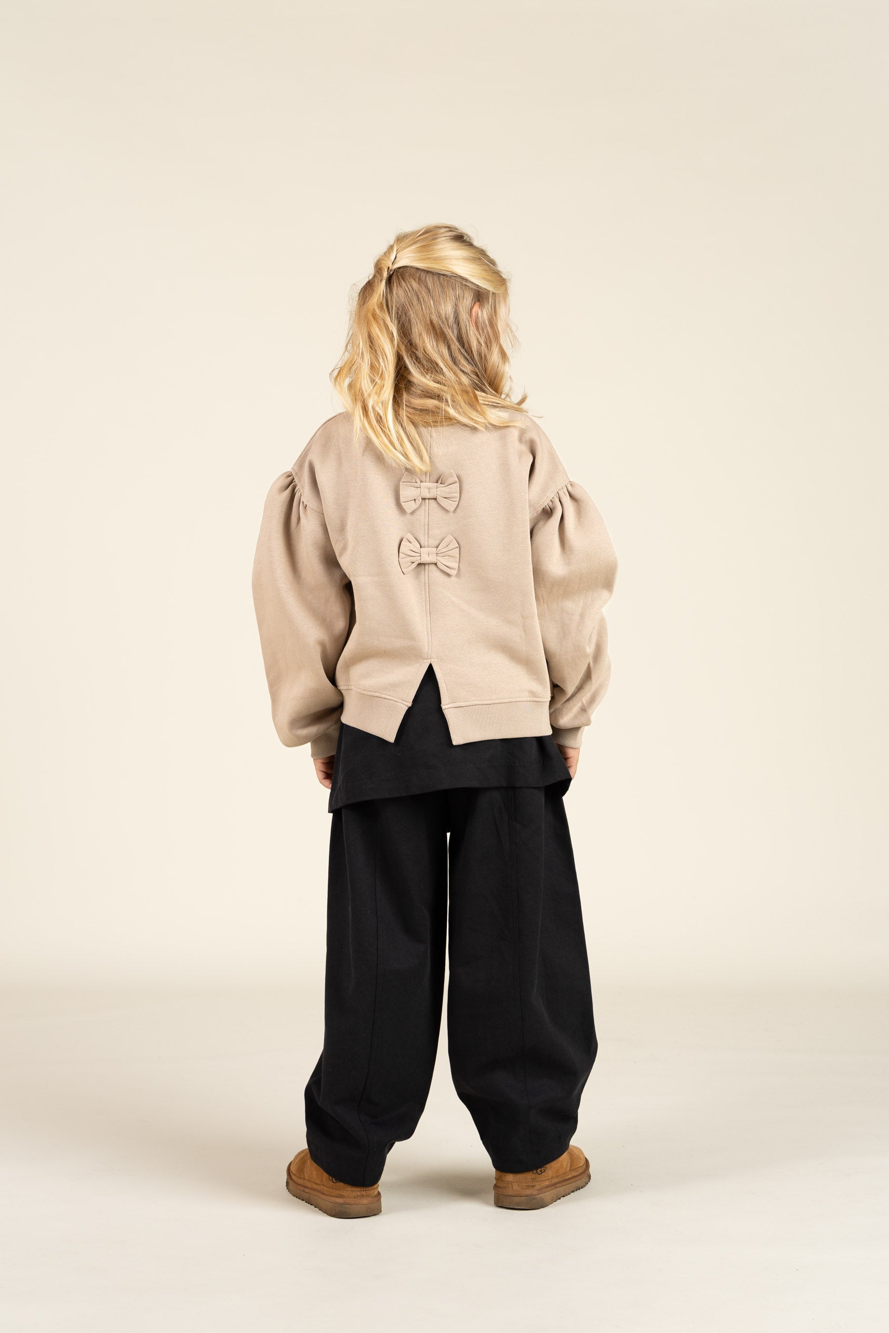 Barrel Leg Tencel Hose - Tween - Black | 100133