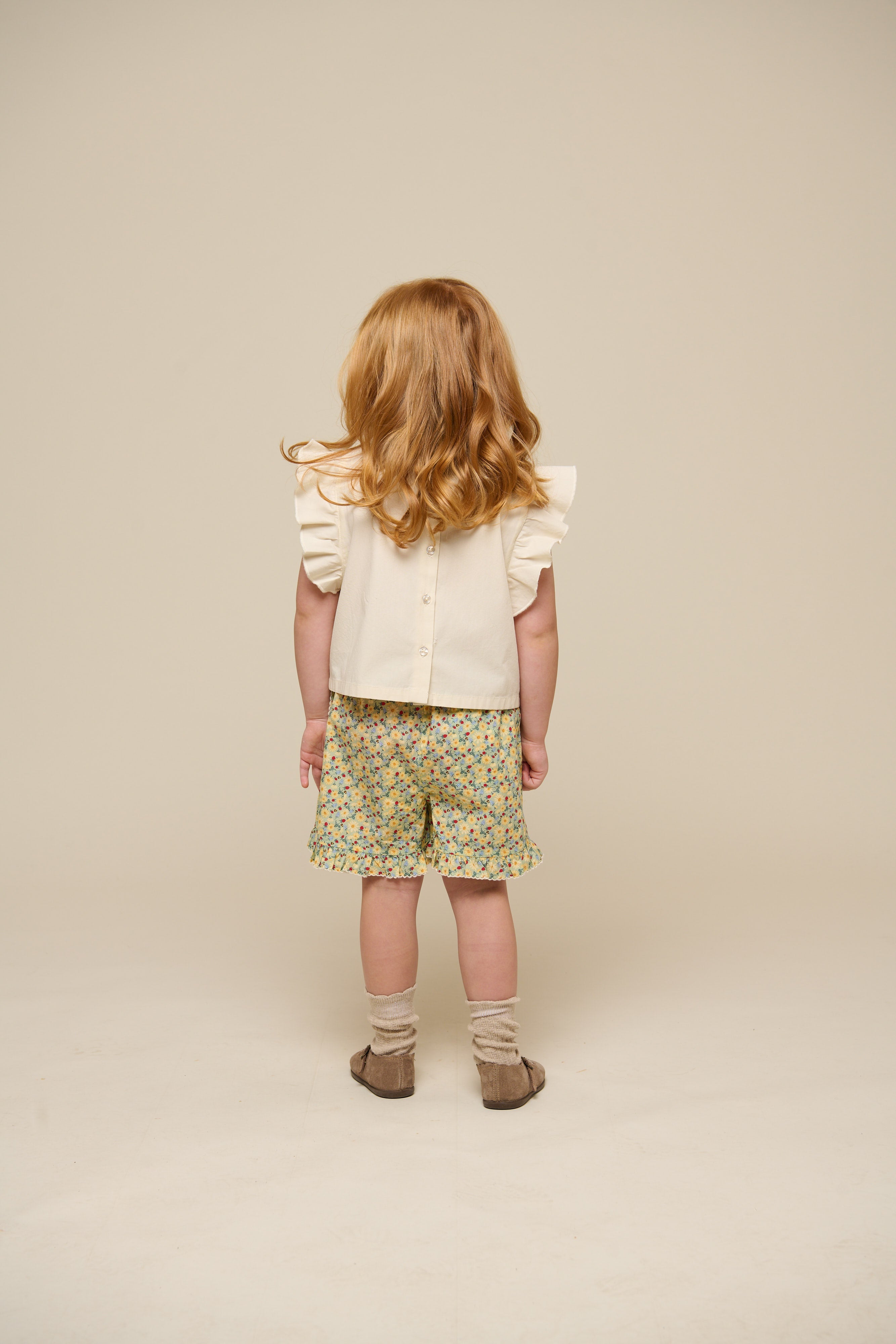 Popelinebluse mit Stickerei - Kids - Offwhite | 101043 Barbara