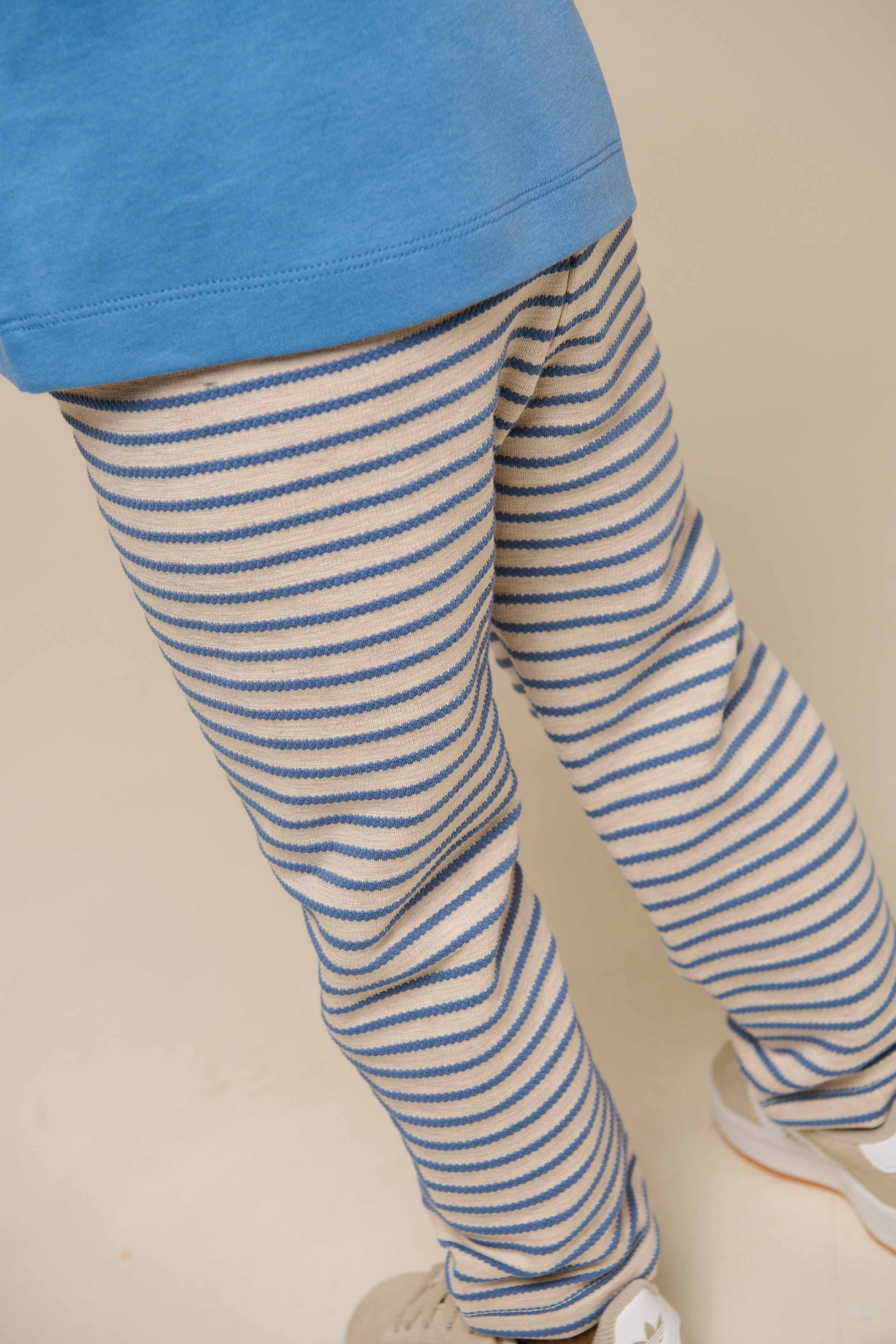 Gestreifte Jerseyhose - Kids - Blue | 101001 Emmie