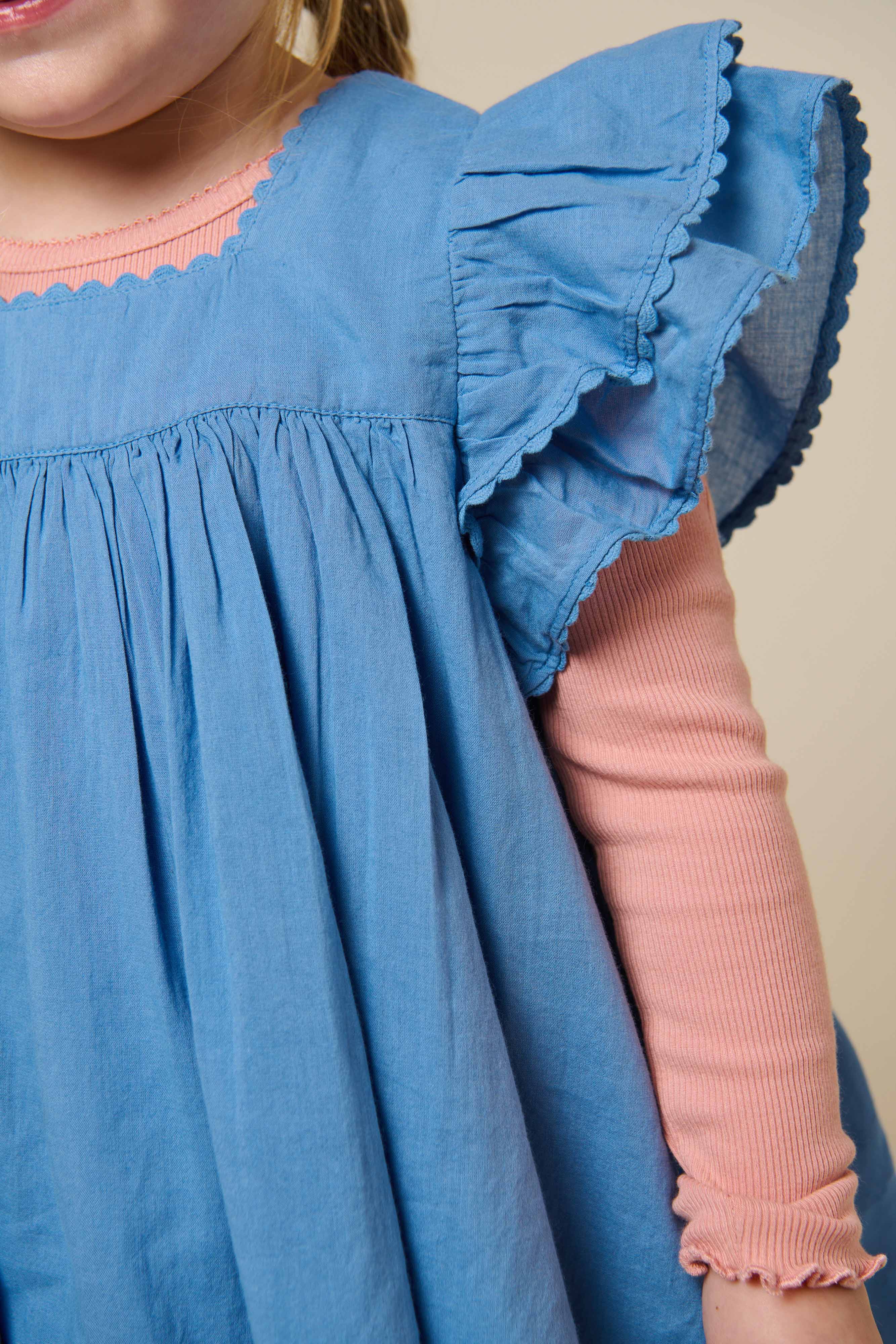 Langärmeliges T-Shirt aus Modalripp - Kids - Rose Tan | 101306 Lottie