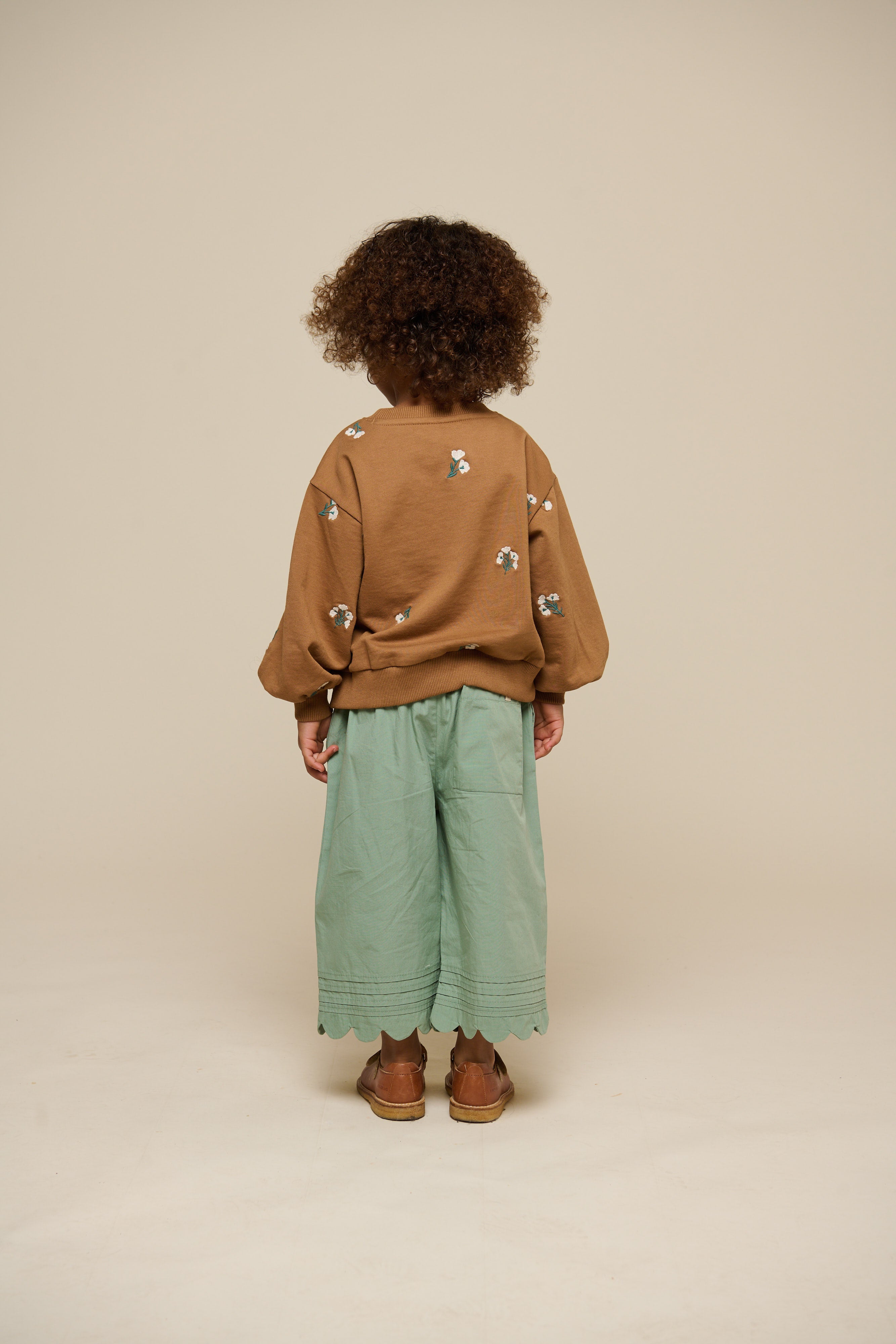 Besticktes Crewneck Sweatshirt - Kids - Coconut | 101213 Kimber