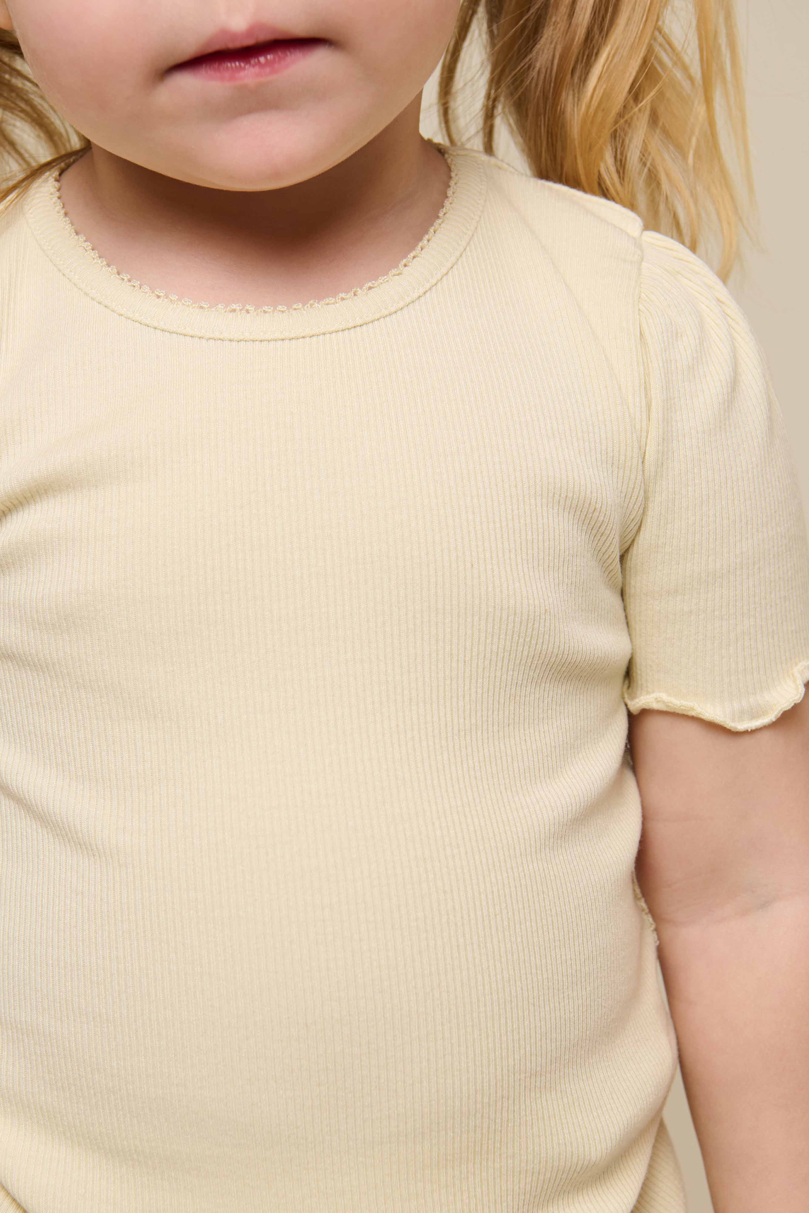 T-Shirt aus Modalripp - Kids - OffWhite | 101304 Lottie
